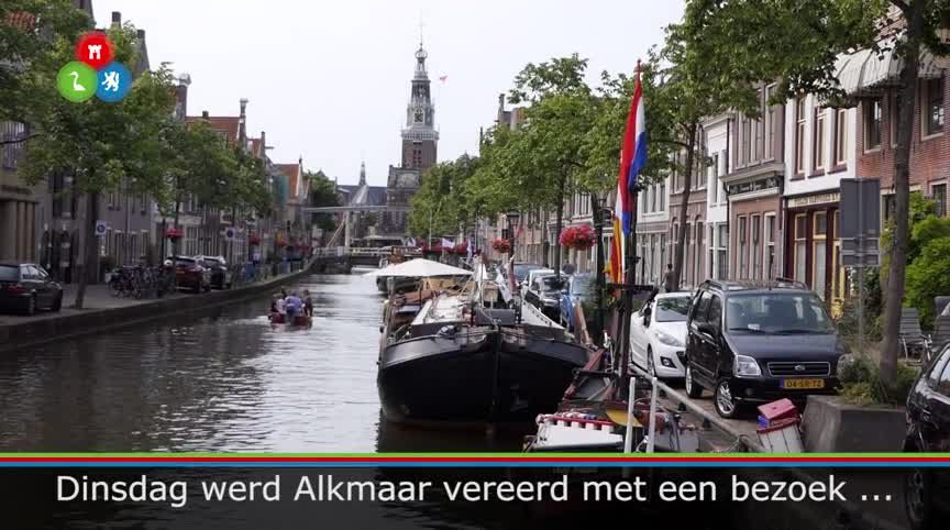 Historische schepen leggen aan in Alkmaar (VIDEO)