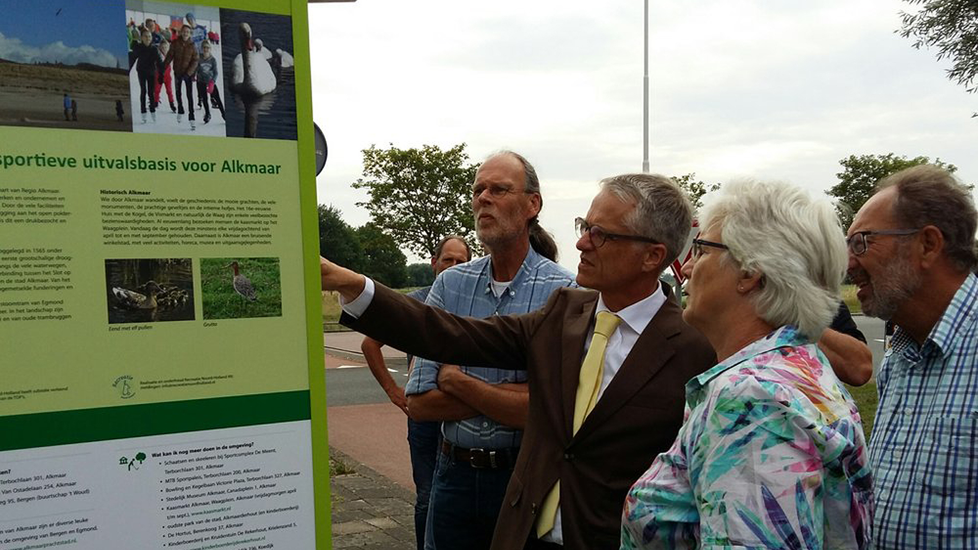 Feestelijke opening toeristisch overstappunt Olympiapark Alkmaar