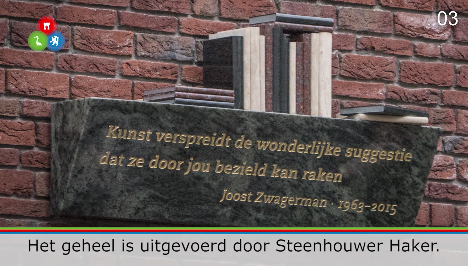 Gedenksteen Joost Zwagerman onthuld (30s VIDEO)