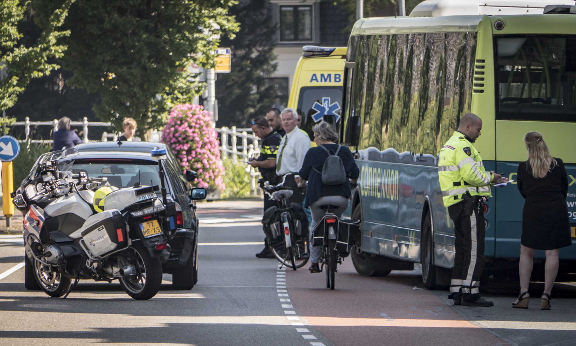 Fietsster gewond bij ongeval Kennemerstraatweg 1