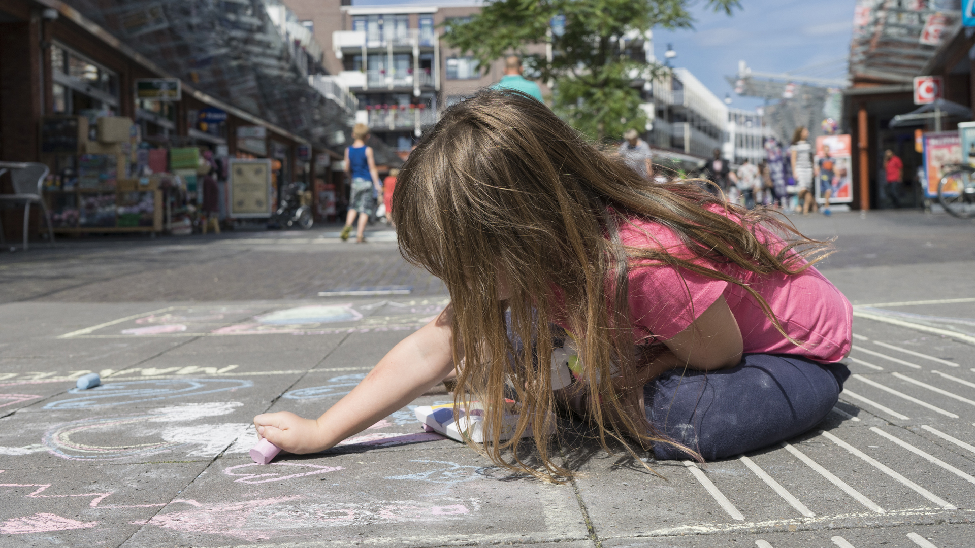 Stoepkrijtwedstrijd De Mare levert mooie creaties op