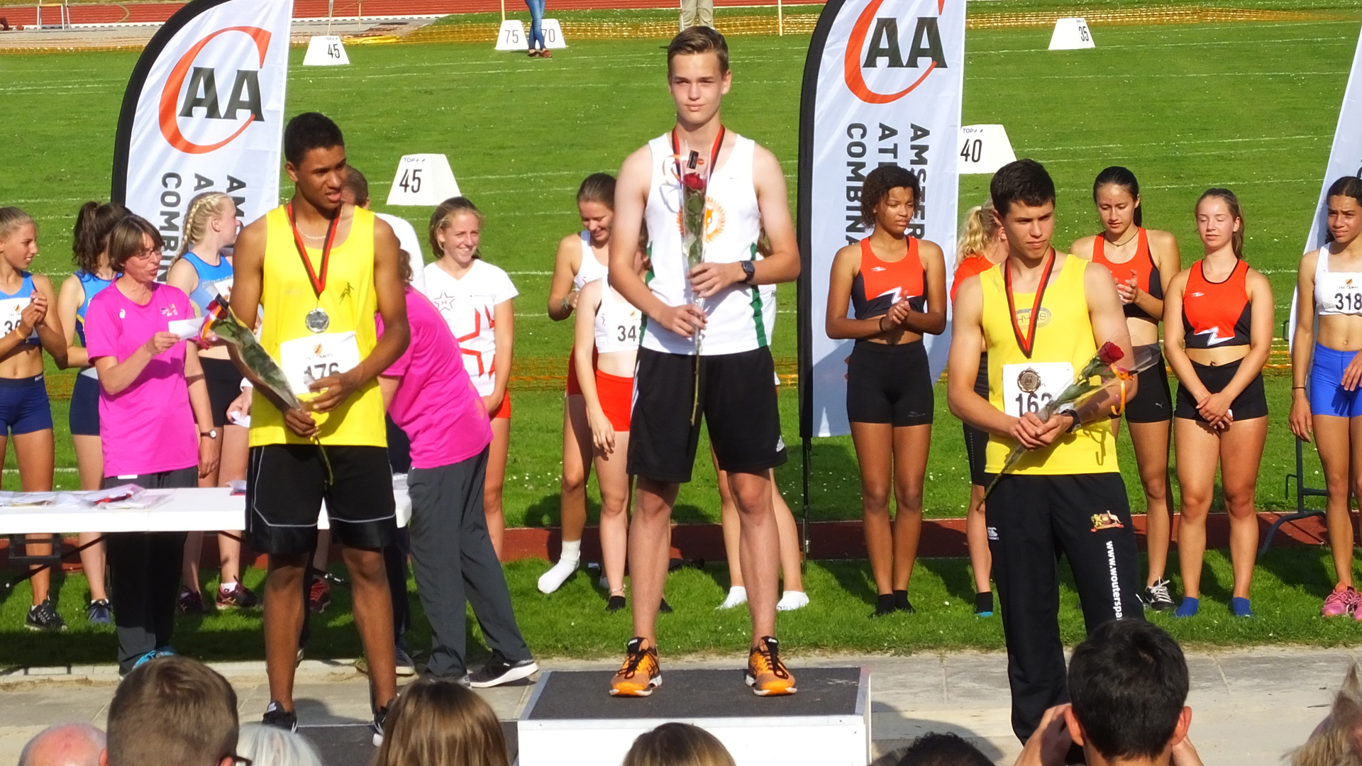 'Groentje' Maël Kramer spectaculair naar brons op Nationale C-spelen