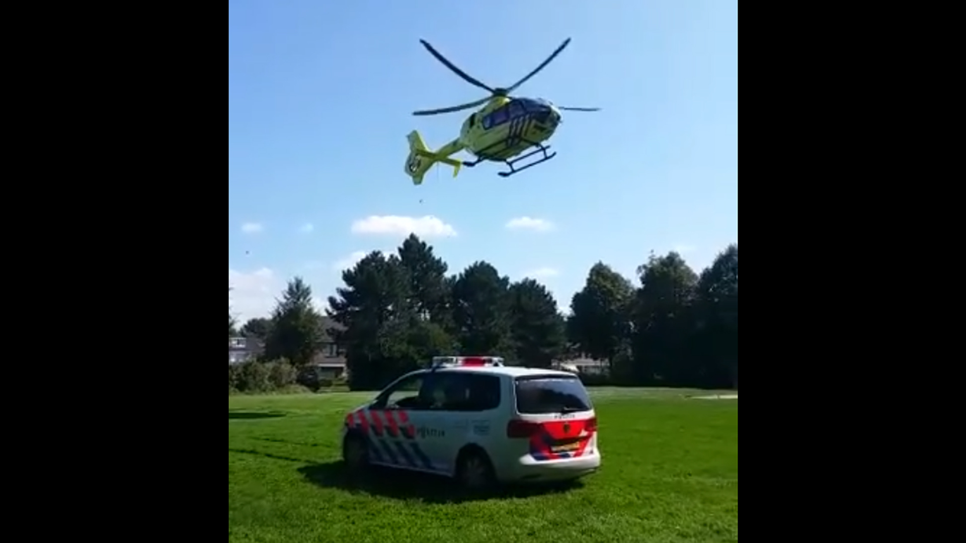 Traumaheli ingezet voor medisch incident Beethovensingel