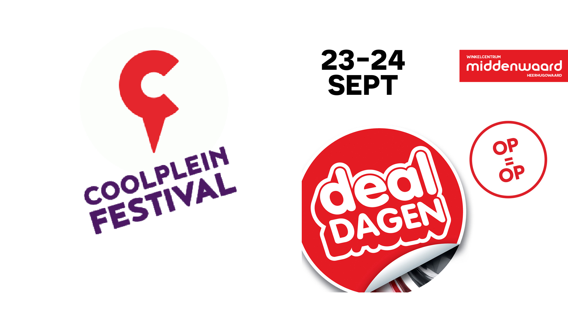 Deal Dagen en Coolpleinfestival bij Middenwaard