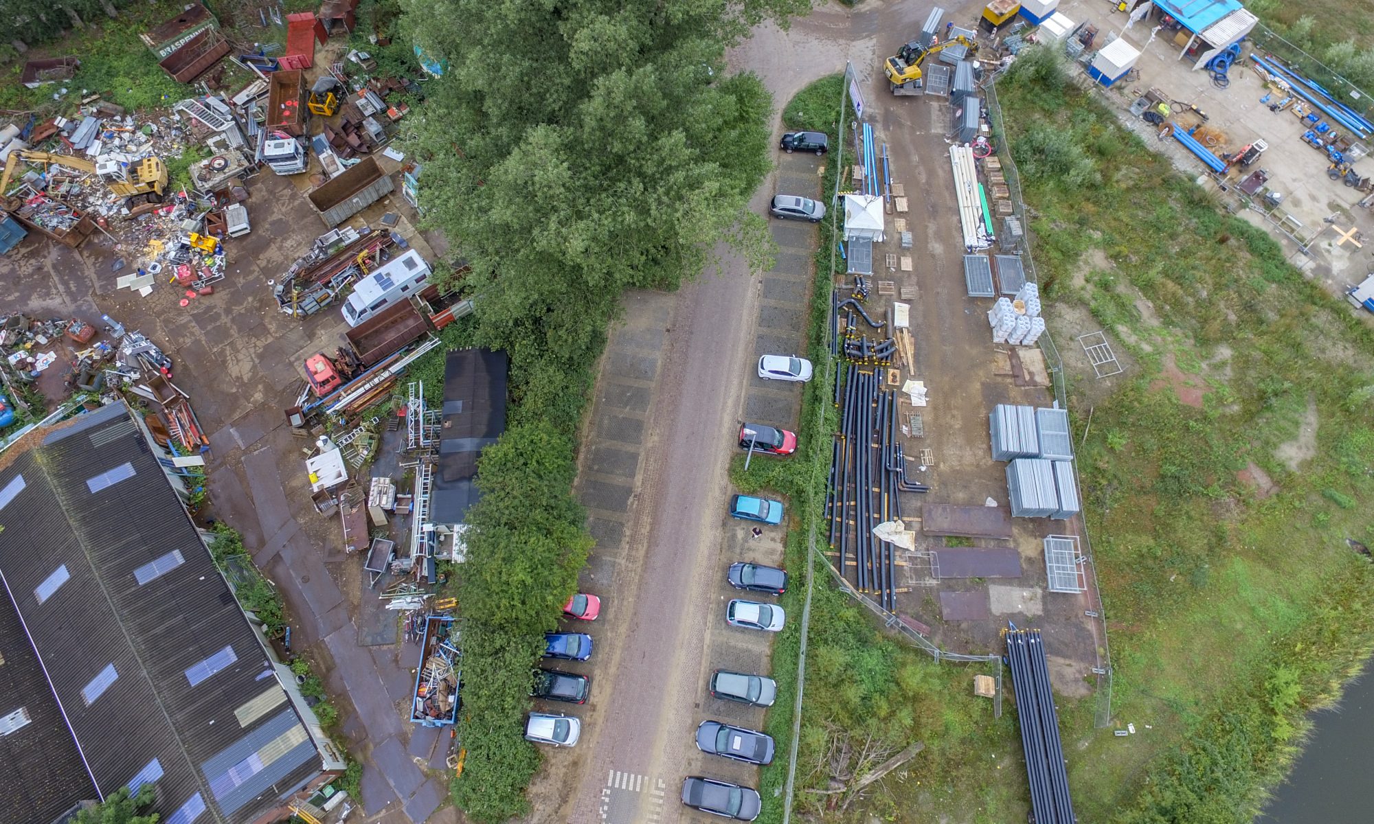 Protest tegen geluidswal in project Hollandse Tuin