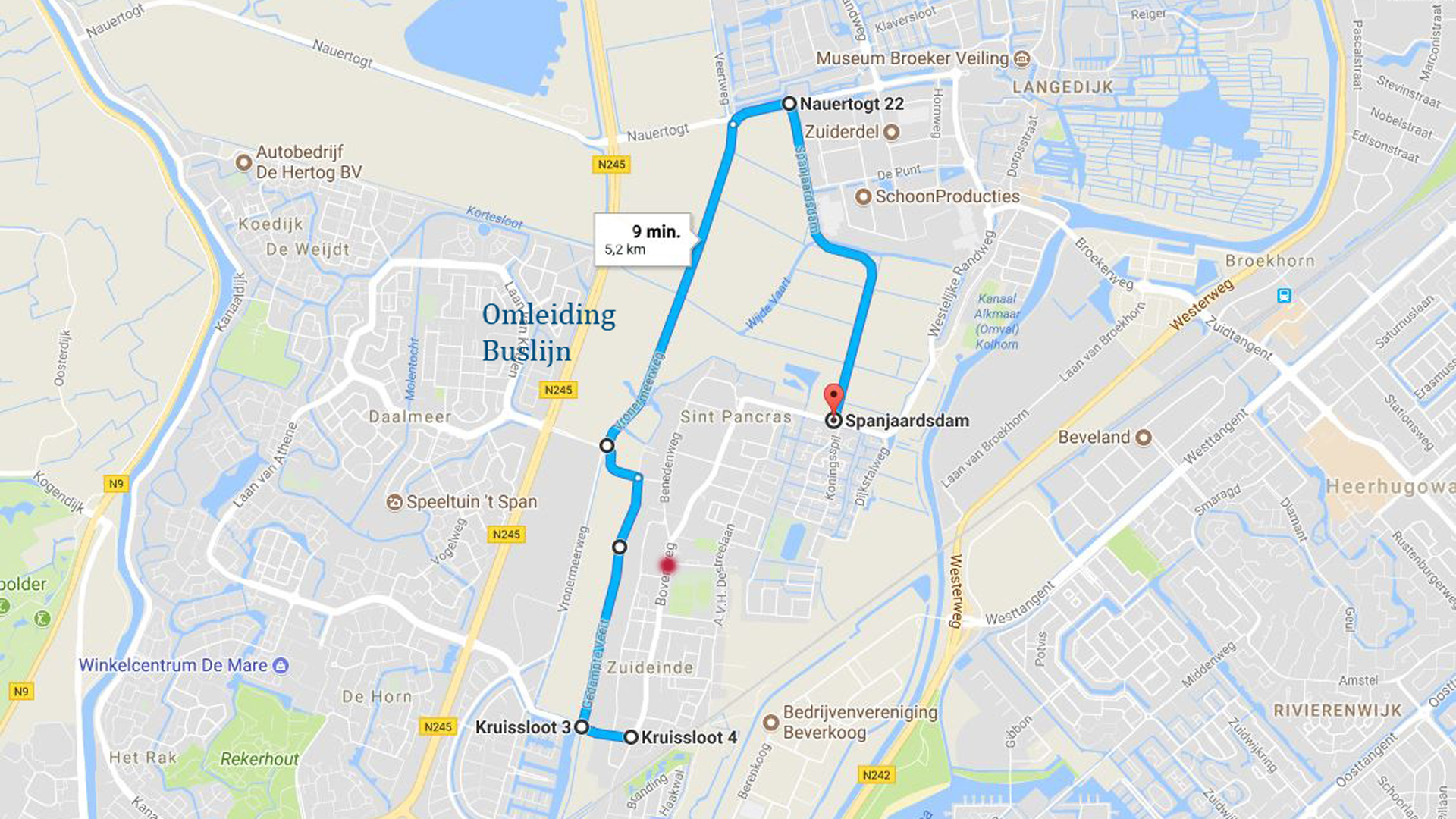 Werkzaamheden vanaf 2 oktober aan Bovenweg Sint Pancras