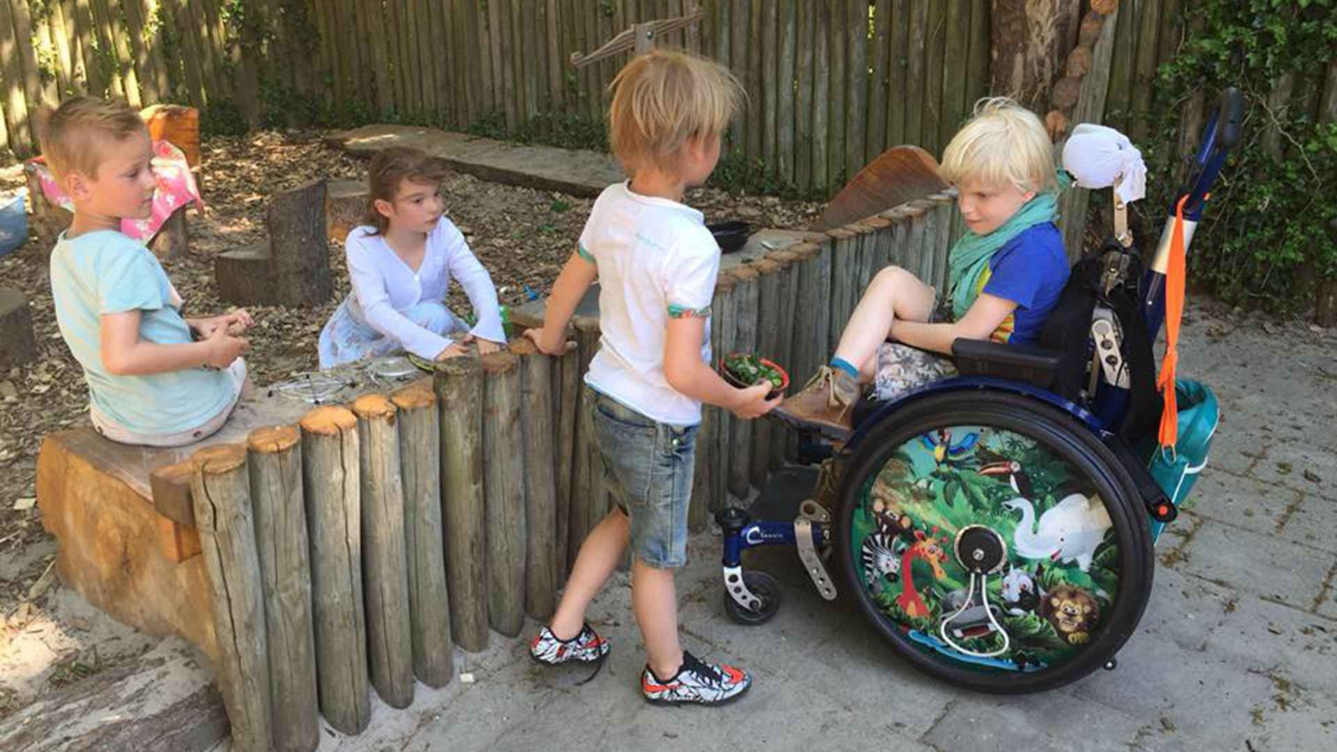 Kinderen met beperking volledig geïntegreerd in Montessorischool