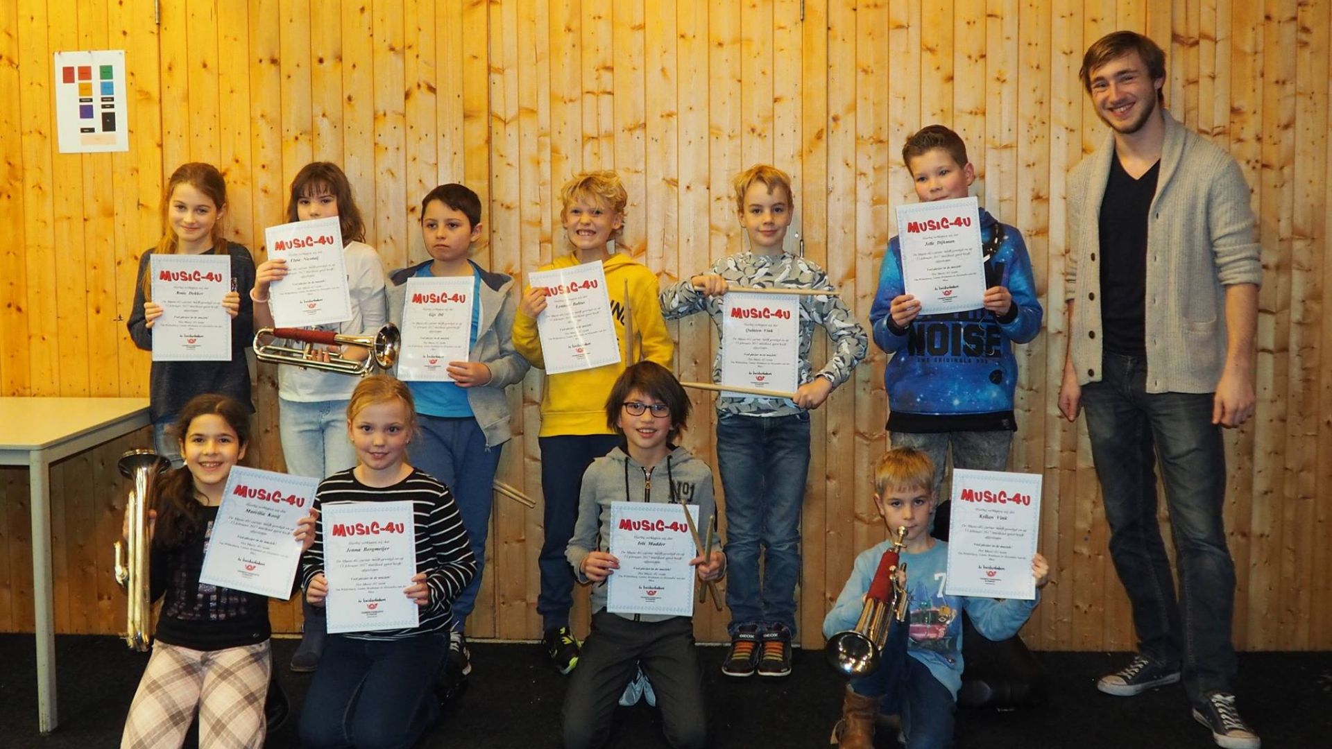 Music-4U cursus bij trompetterkorps Alkmaar