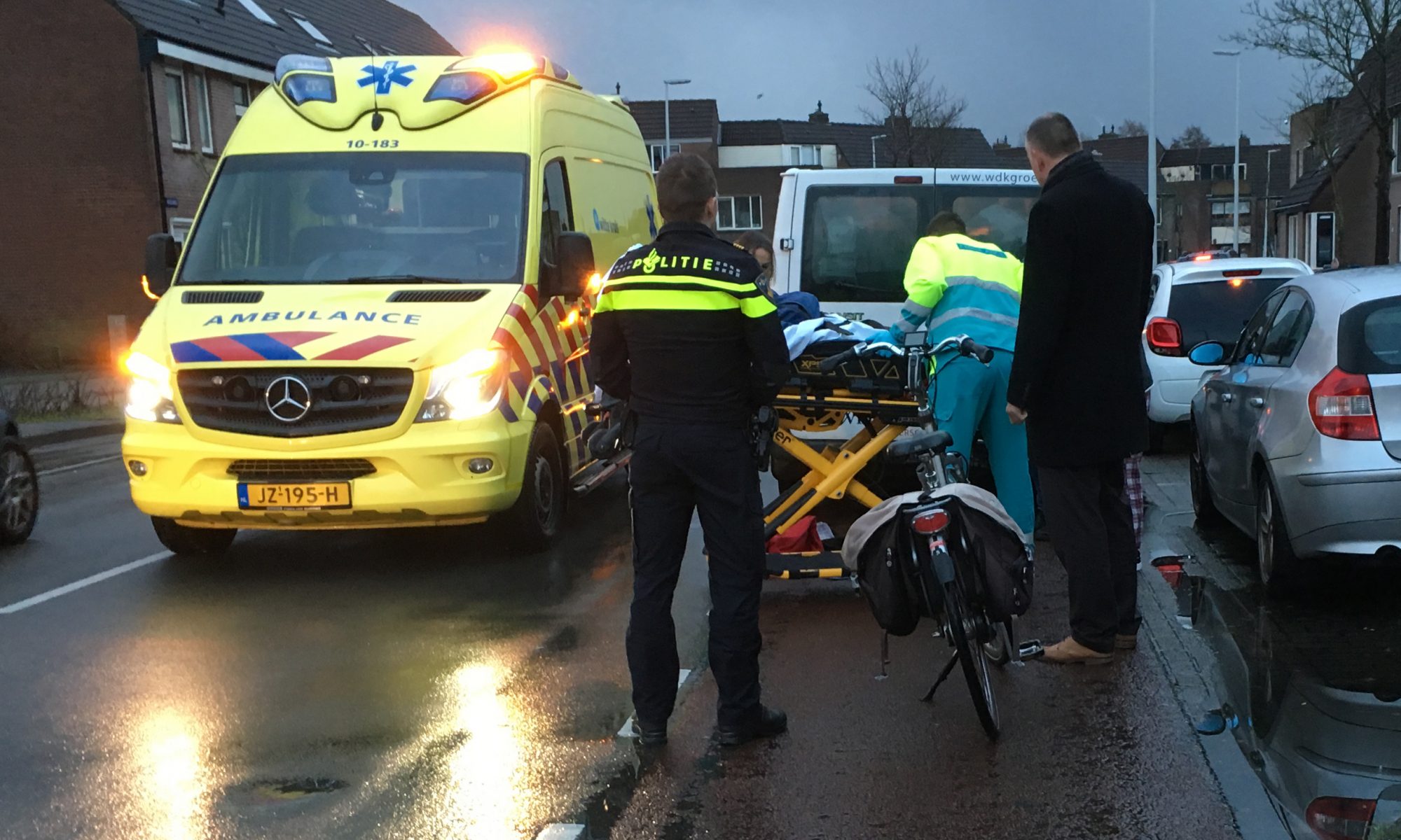 Fietser gewond na aanrijding op Vogelweg Alkmaar