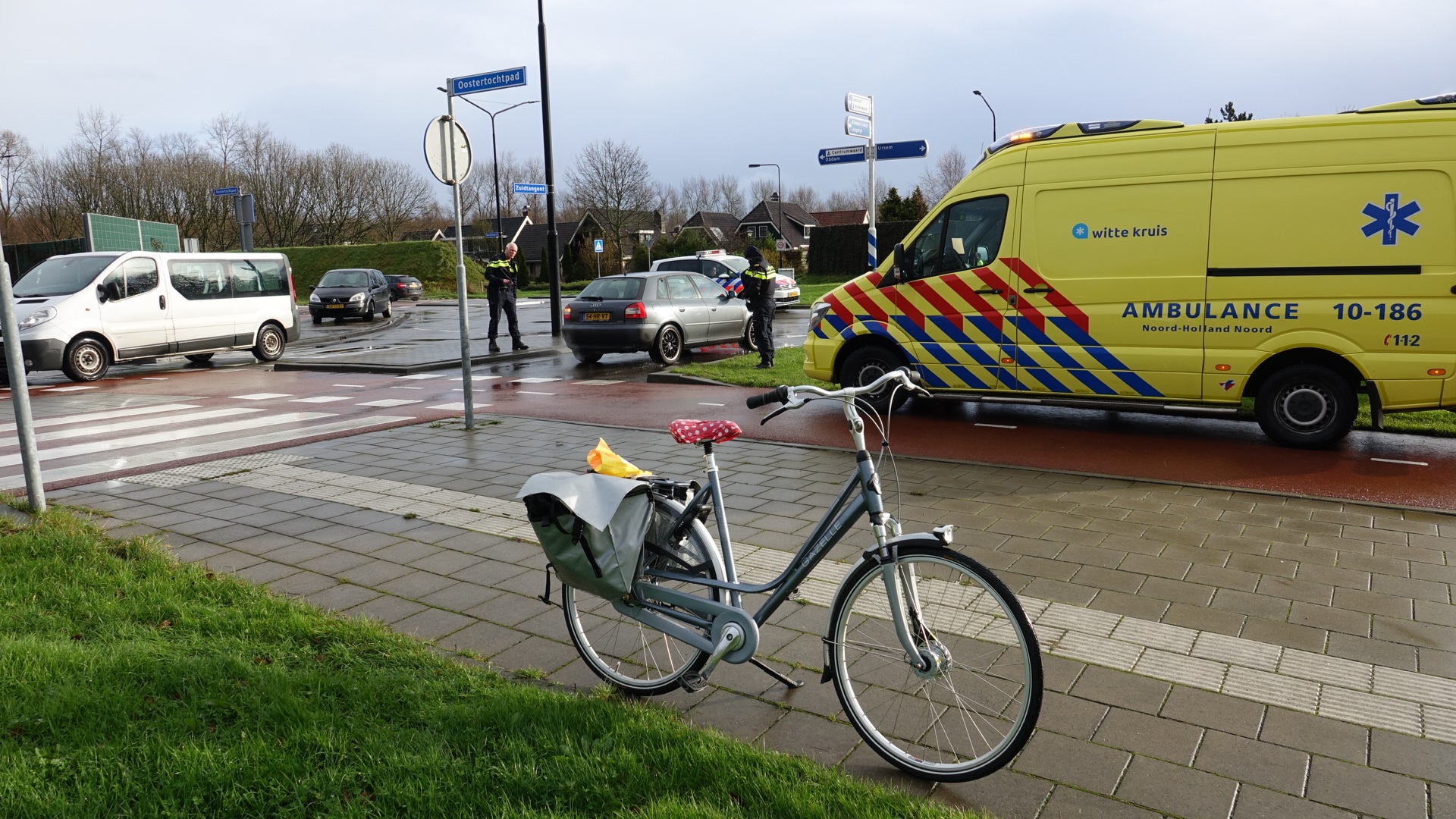 Opnieuw fietser aangereden op fietspad langs Oosttangent