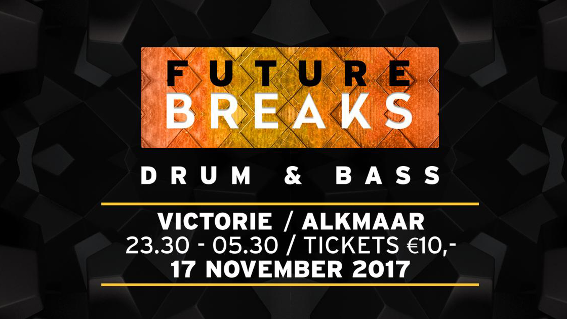 Victorie presenteert nieuw DNB feest met Future Breaks