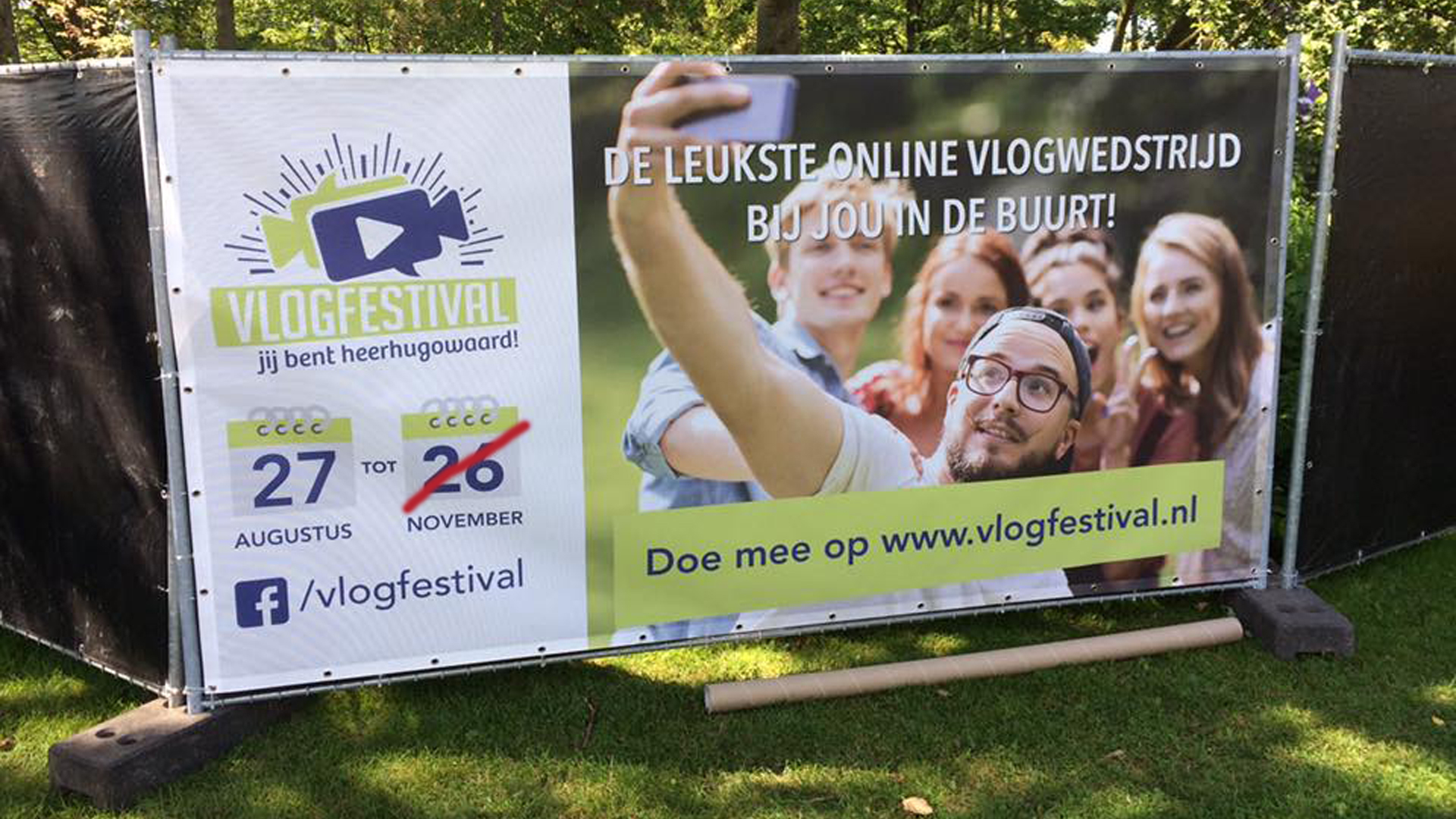 Vlogfestival verlengd tot begin volgend jaar