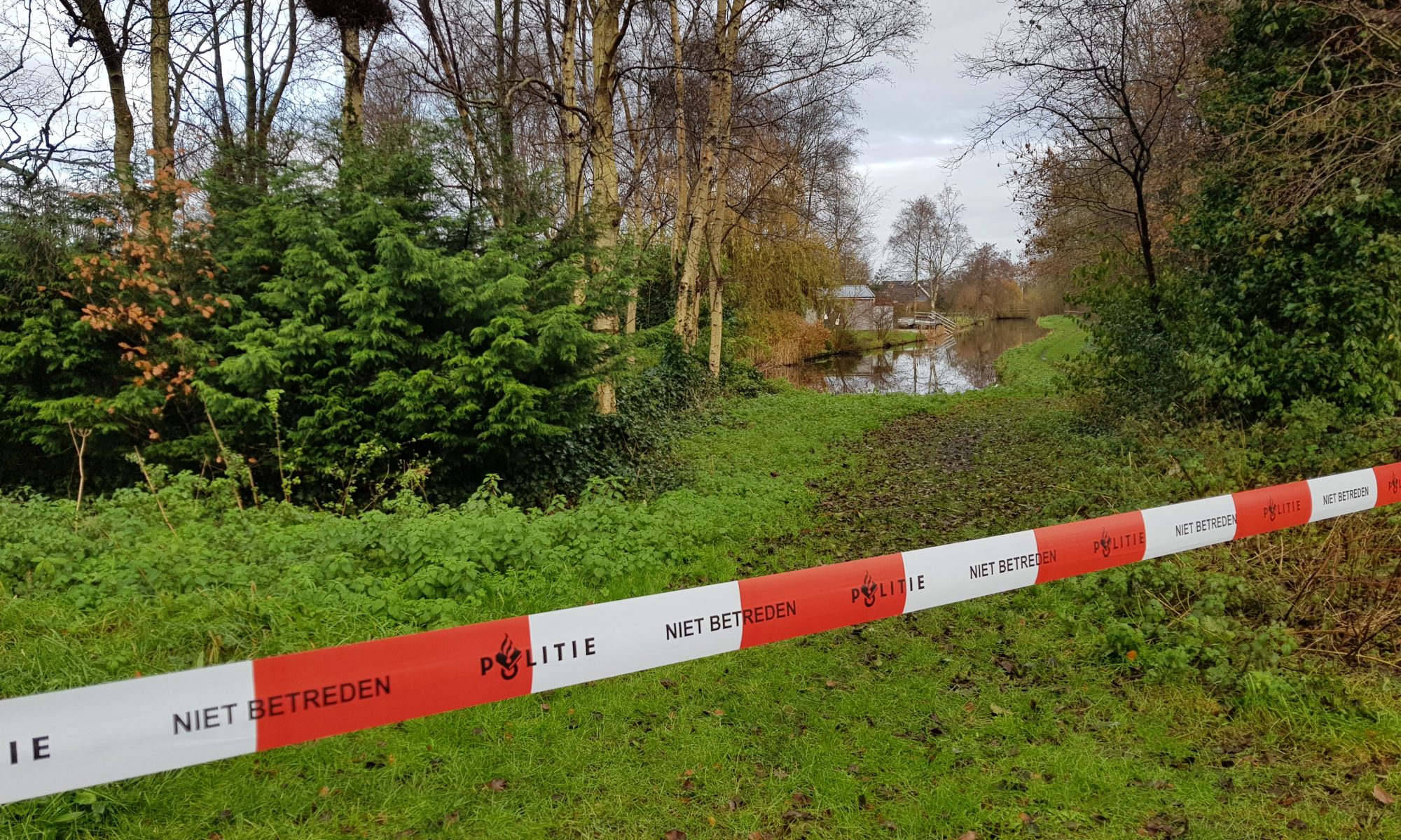 Stoffelijk overschot gevonden in sloot bij Beverkoog