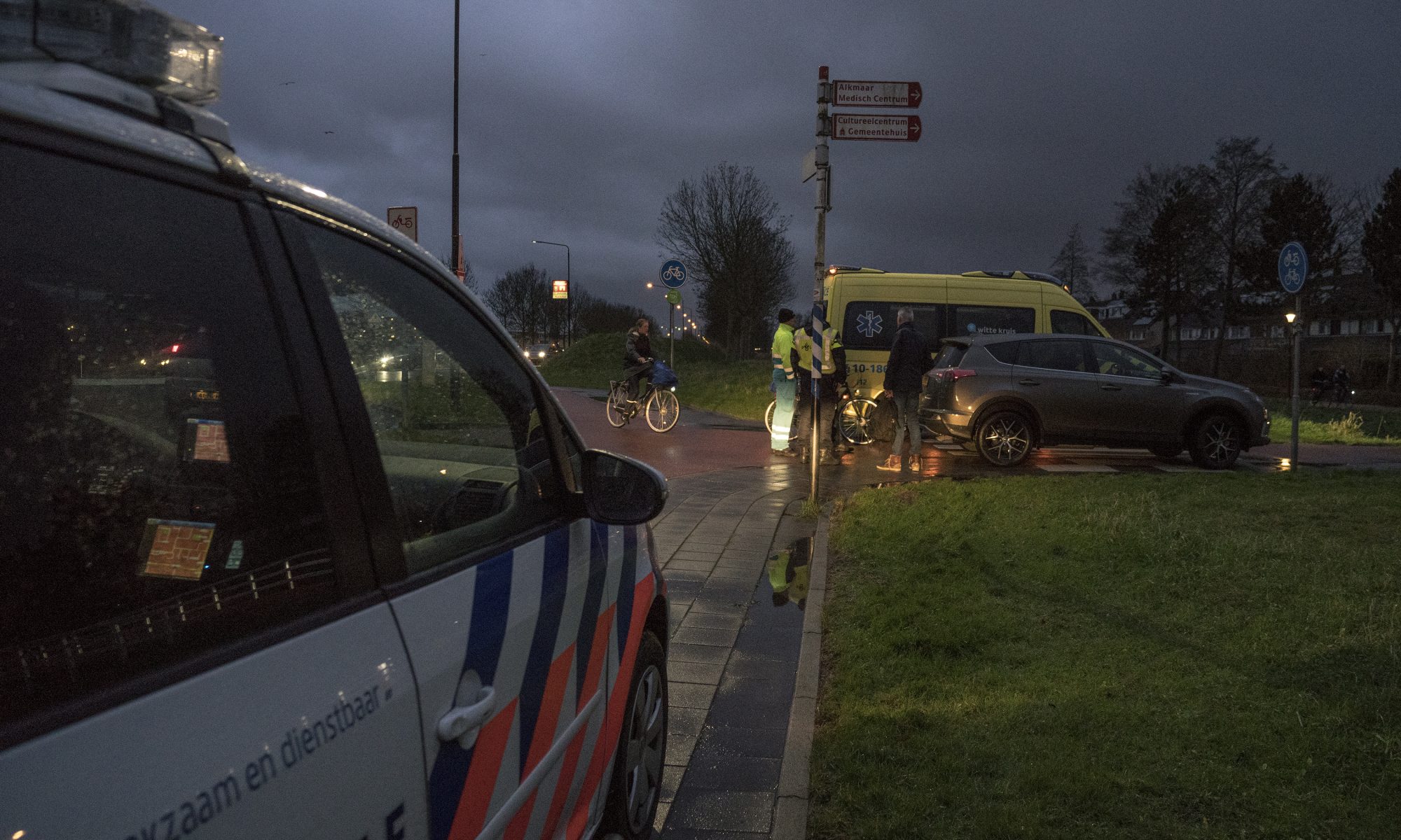 Fietsster aangereden op rotonde Zuidtangent/Rustenburgerweg Heerhugowaard