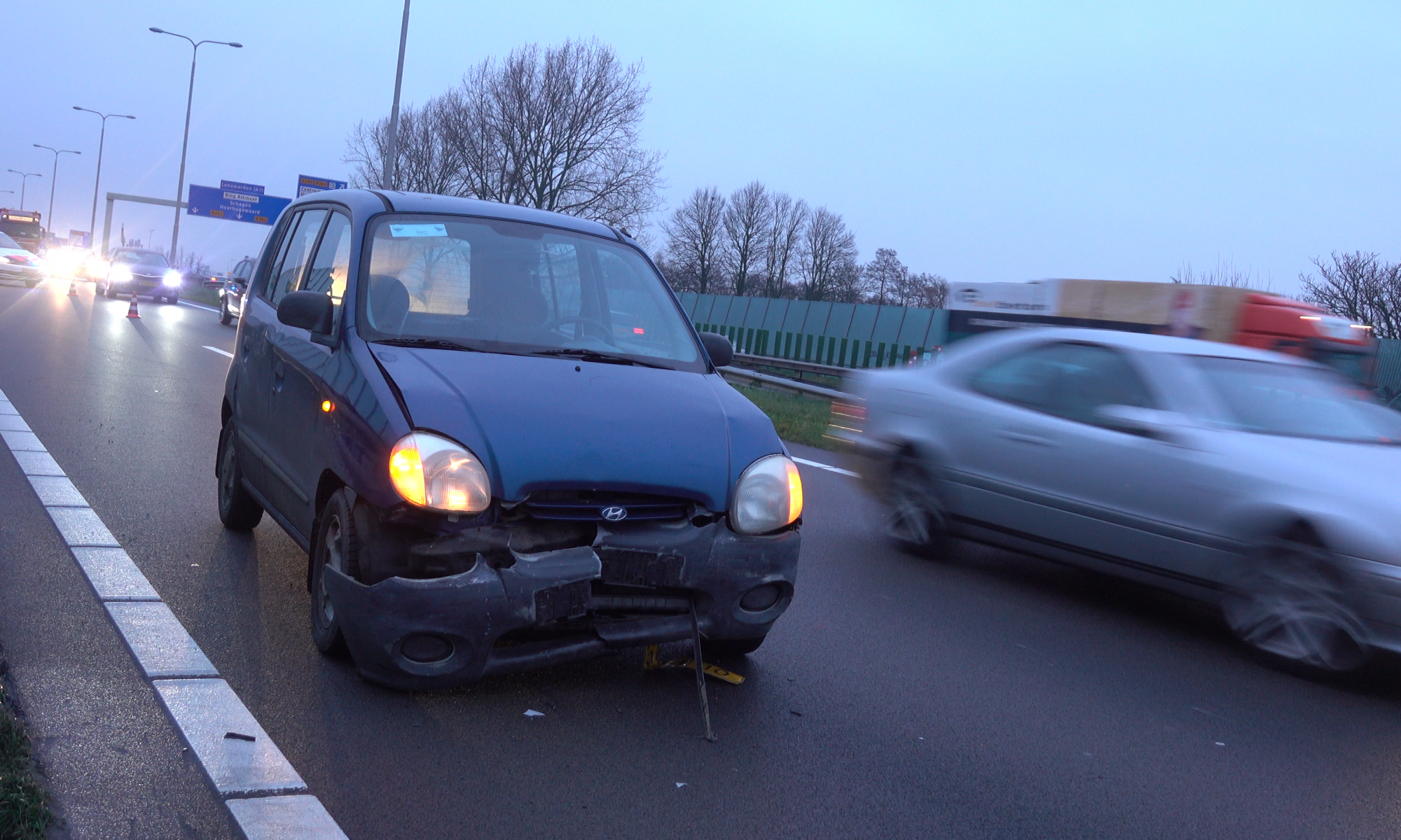 Ongeval op N242 bij Alkmaar zorgt voor flinke verkeersoverlast