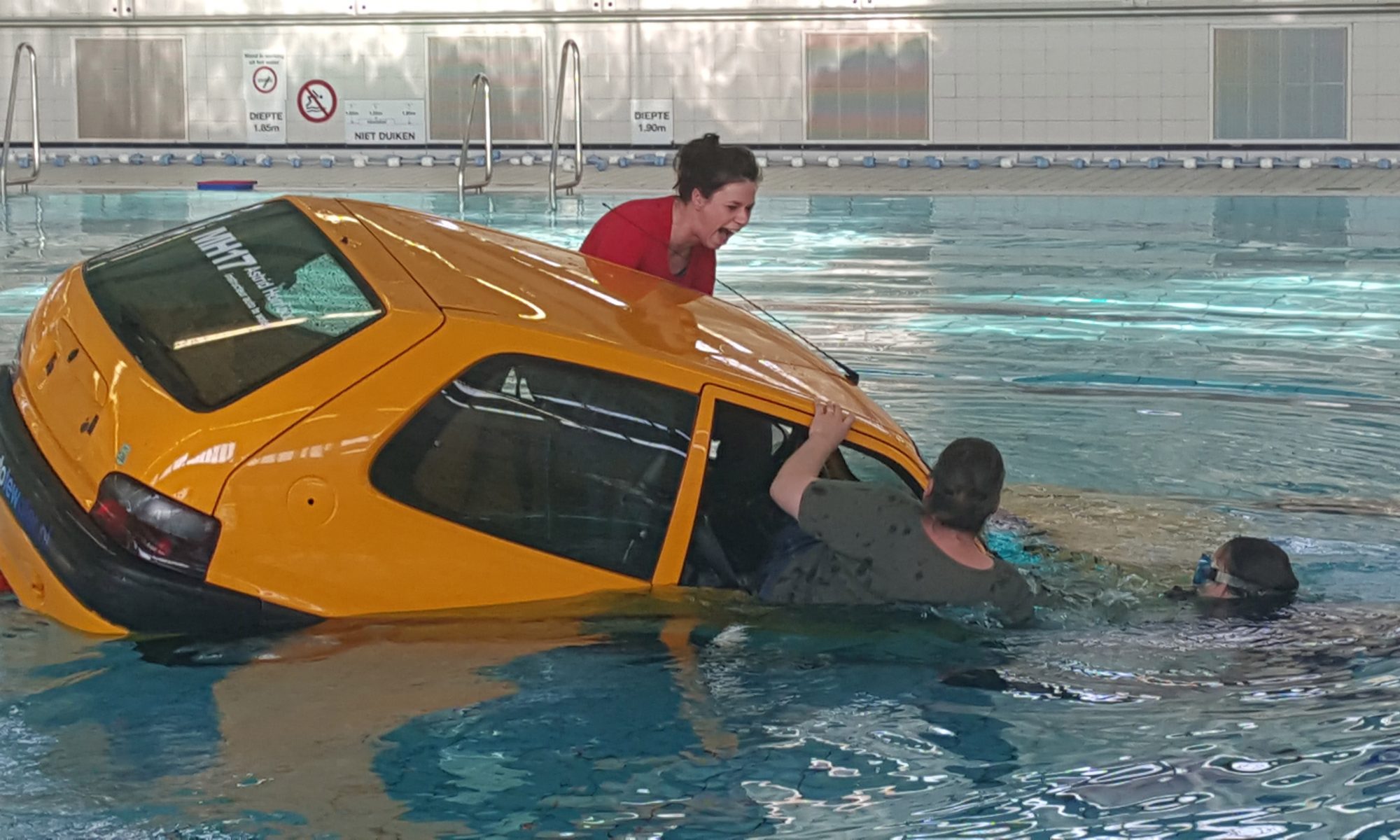 Cursus Auto-te-water in Hoornse Vaart Alkmaar