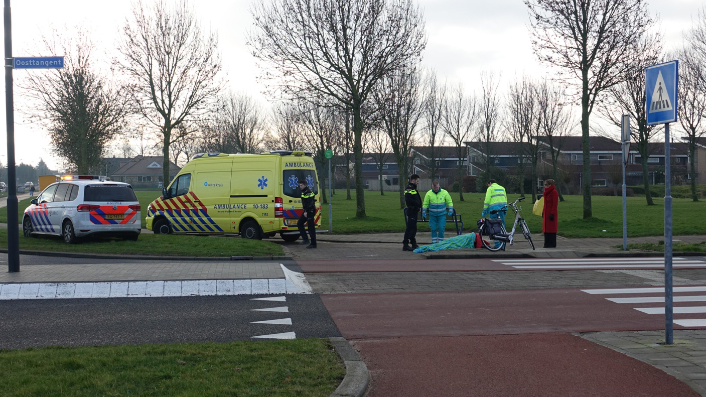 Fietser gewond na verliezen evenwicht