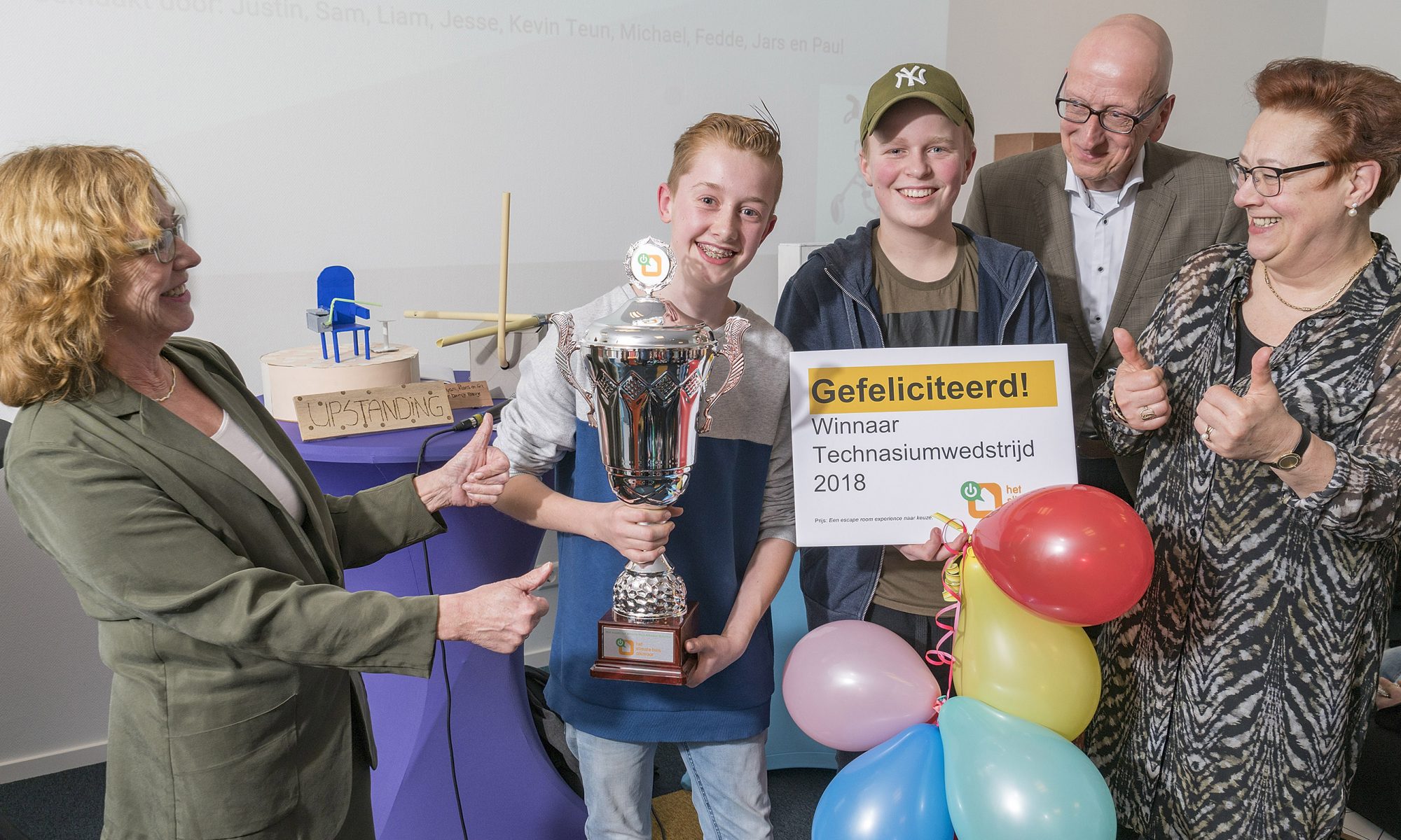 Leerlingen Jan Arentsz winnaars Technasium-wedstrijd