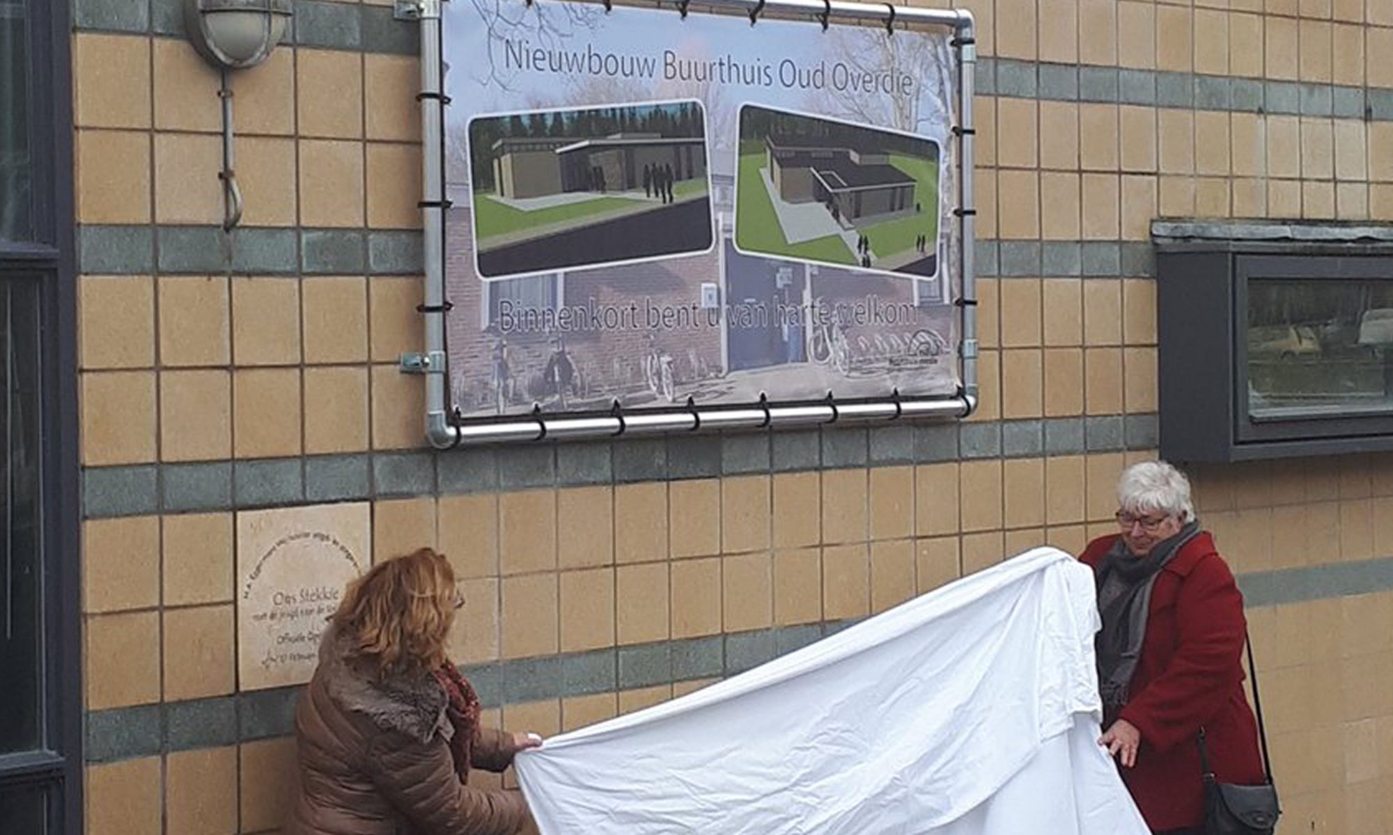 Startsein voor verbouwing nieuwe stek Buurthuis Oud Overdie