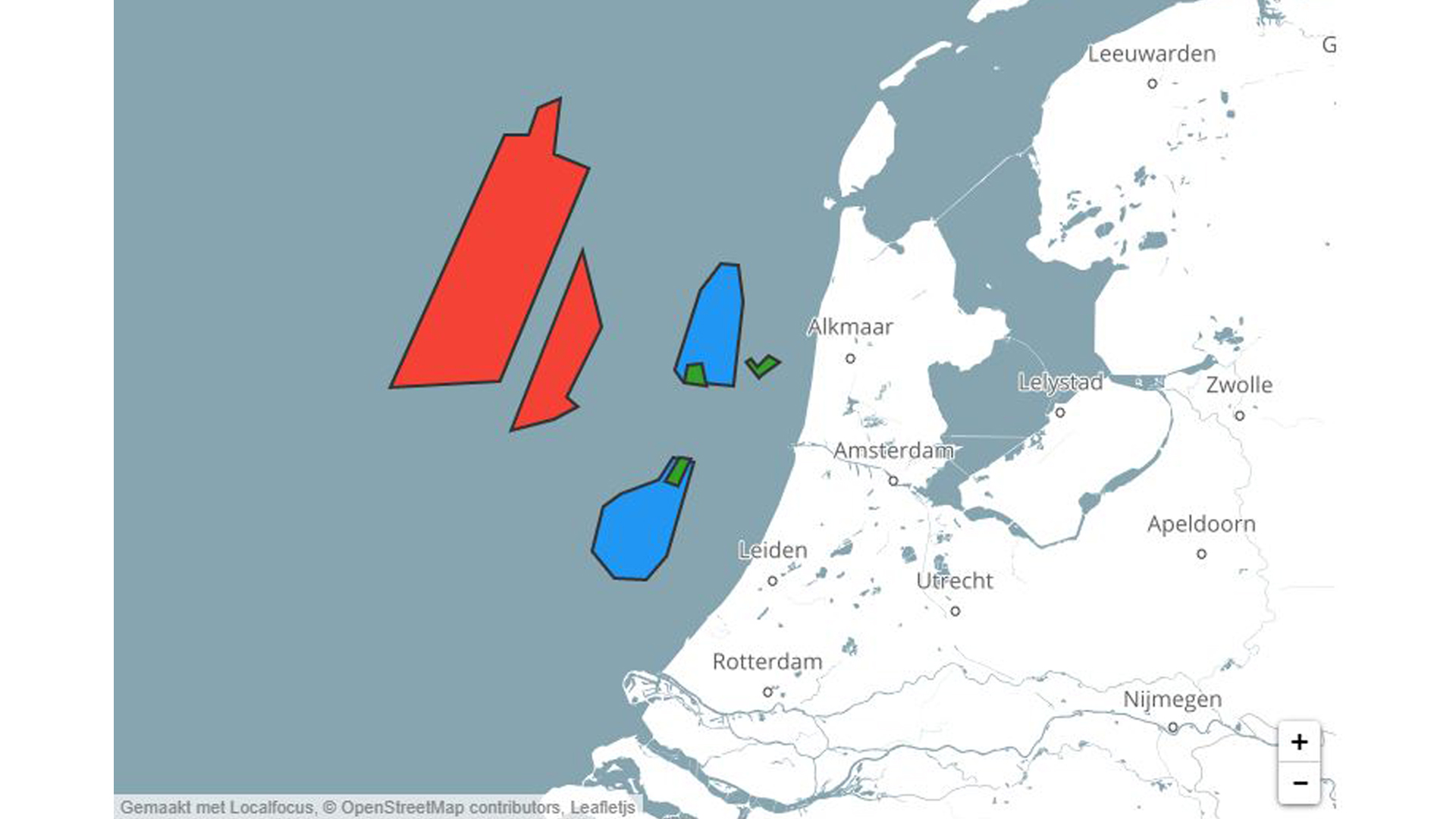 Regering wil twee giga-windmolenparken voor de kust