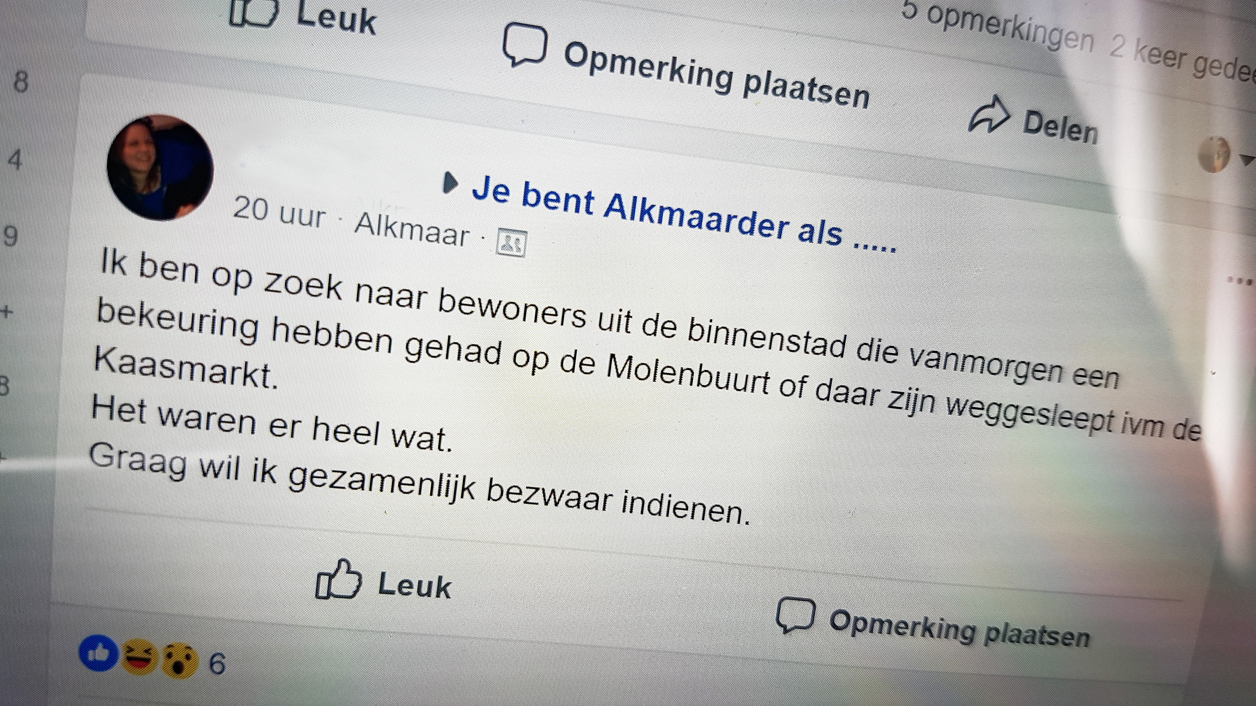 Flinke Facebookdiscussie na wegslepen auto's Molenbuurt Alkmaar