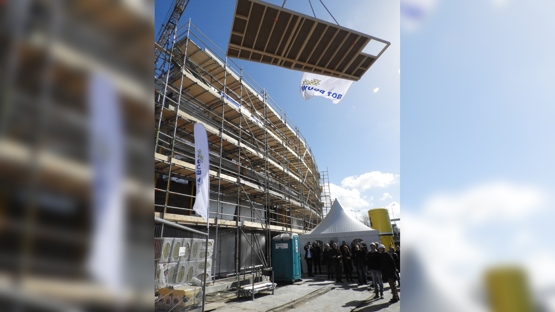 Hoogste punt appartementengebouw De Friesche Bocht