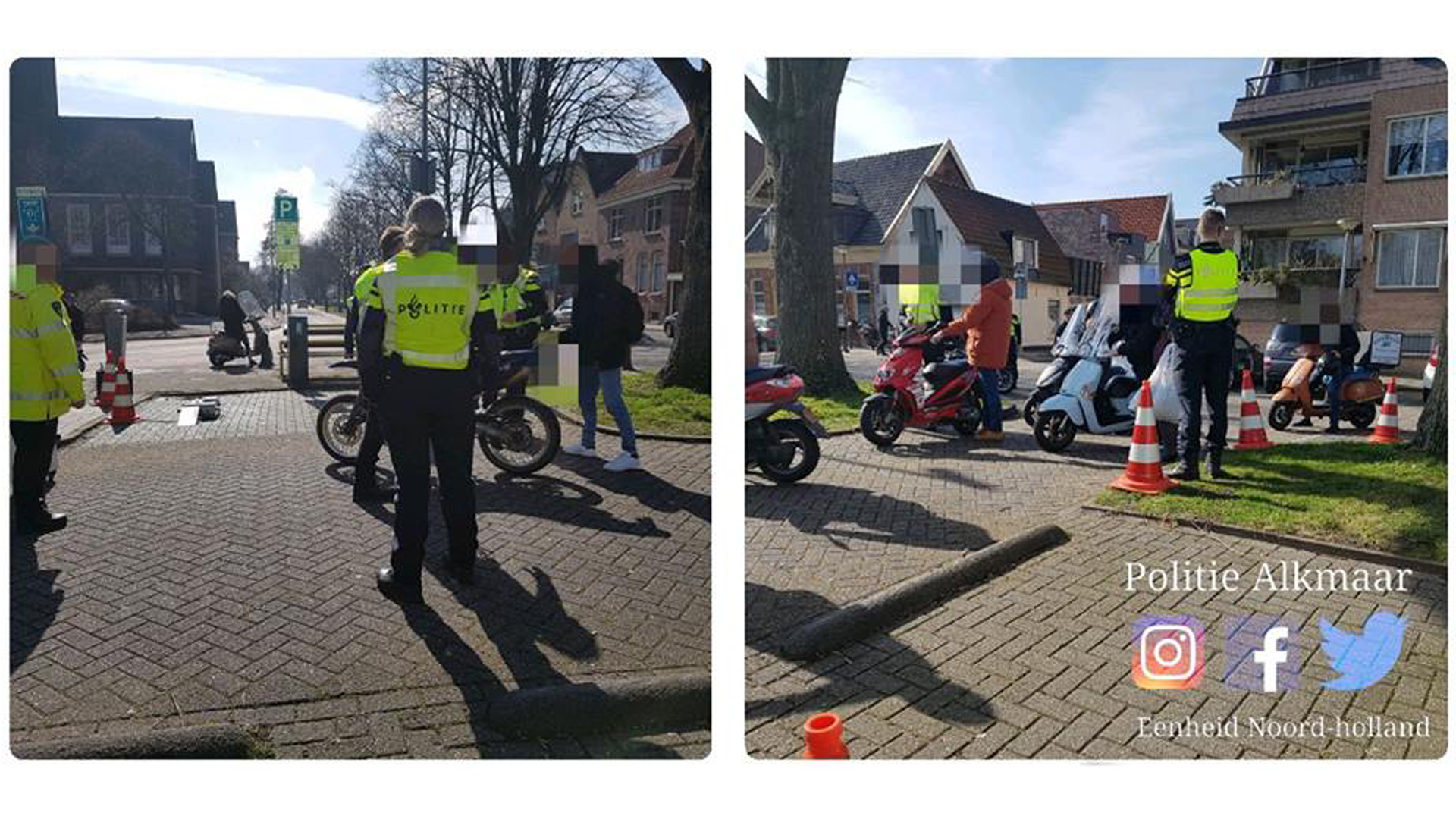 Veel loos bij grote bromfietscontrole in Alkmaar