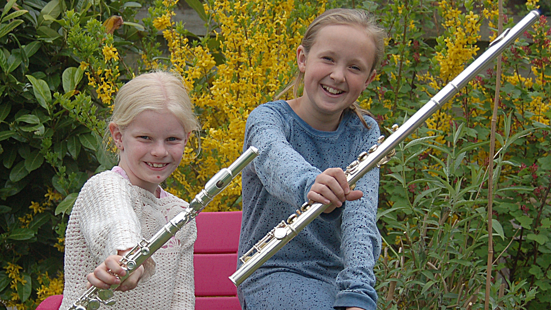 Kinderen maken kennis met muziekinstrumenten tijdens open dag