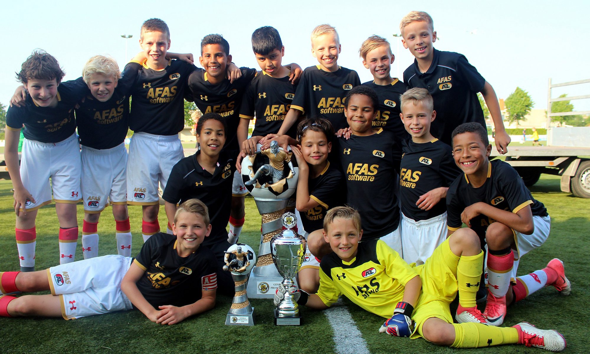 AZ onoverwinnelijk tijdens 9e Reiger Boys International Youth Tournament