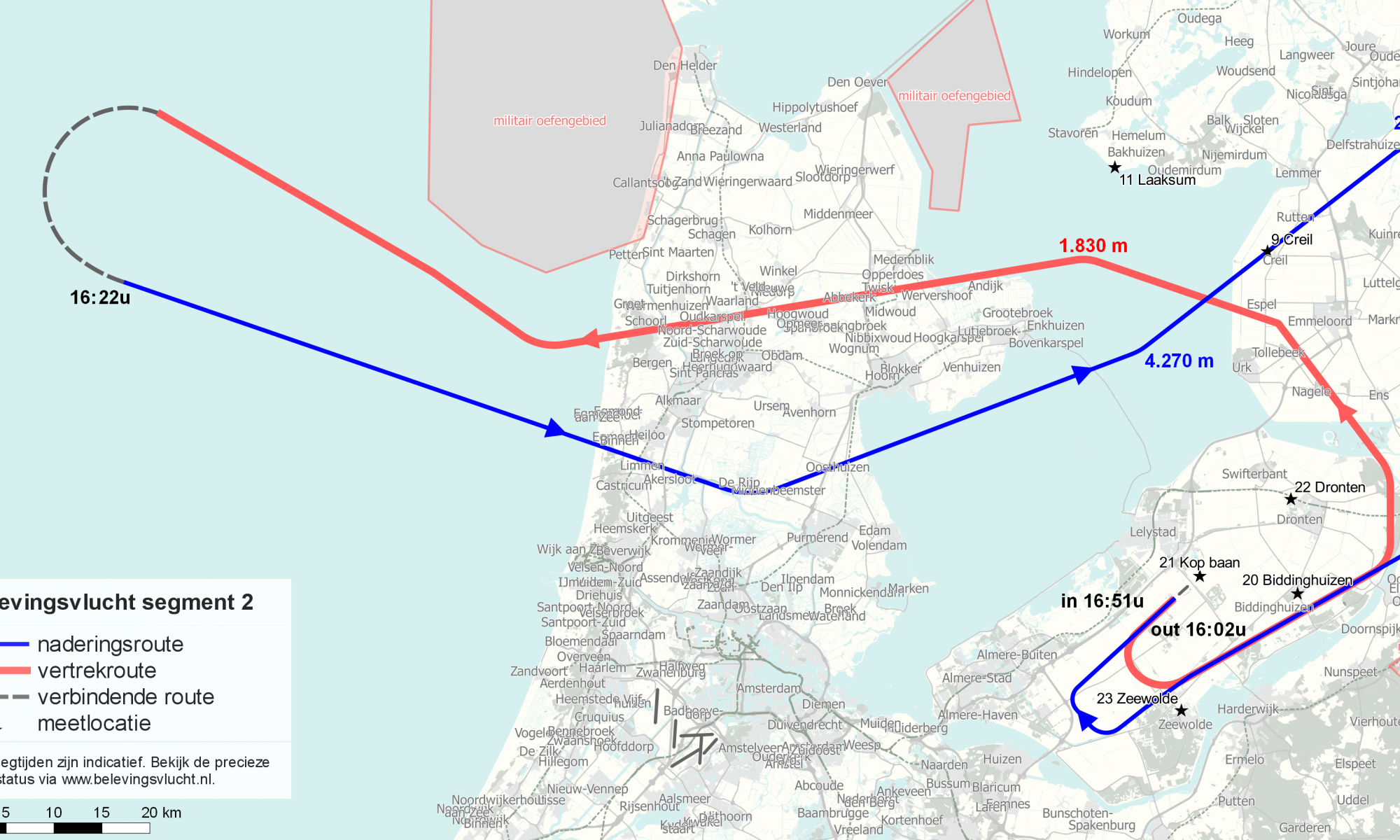 Testvluchten Lelystad Airport ook over Regio Alkmaar