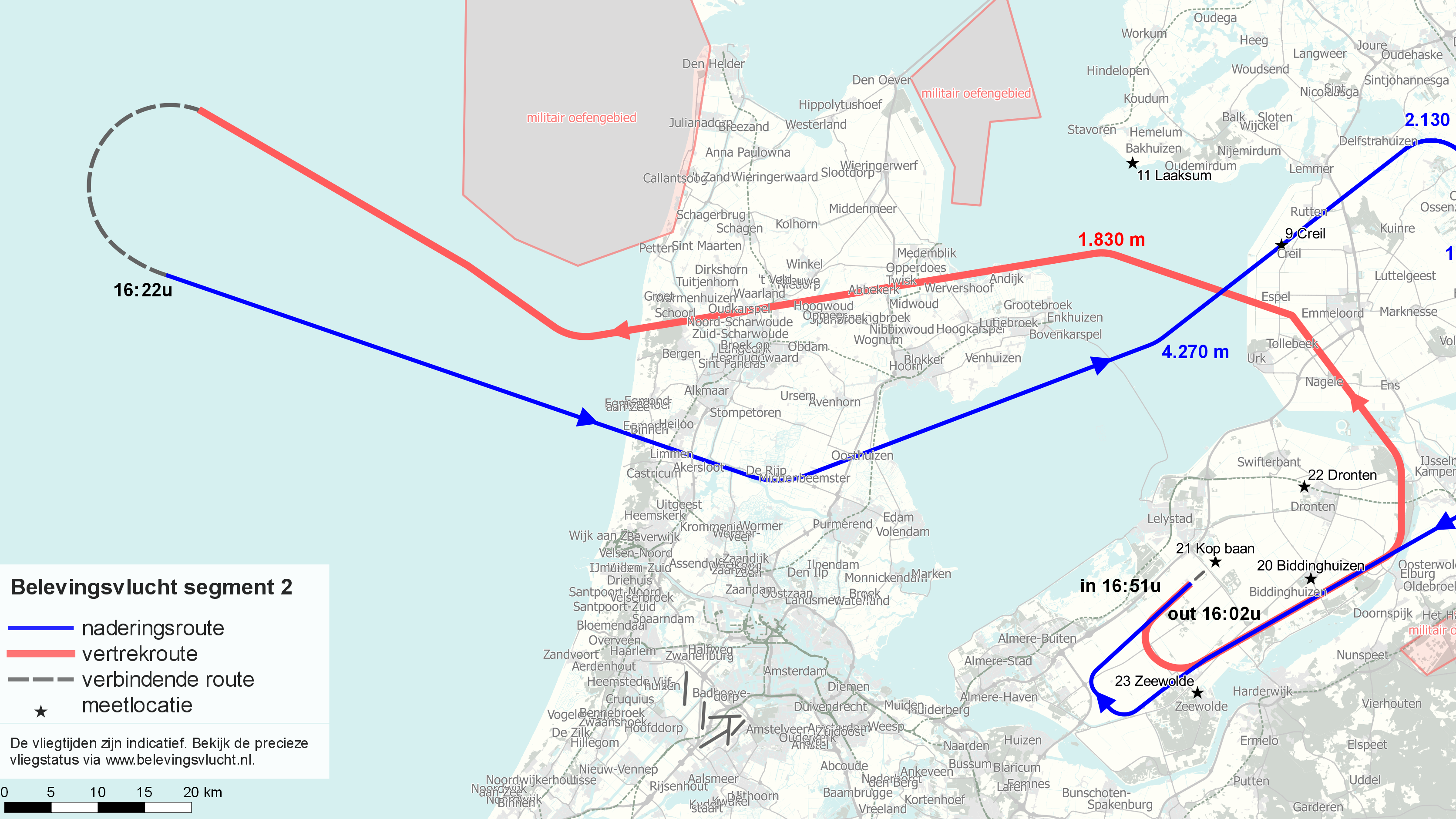 Testvluchten Lelystad Airport ook over Regio Alkmaar