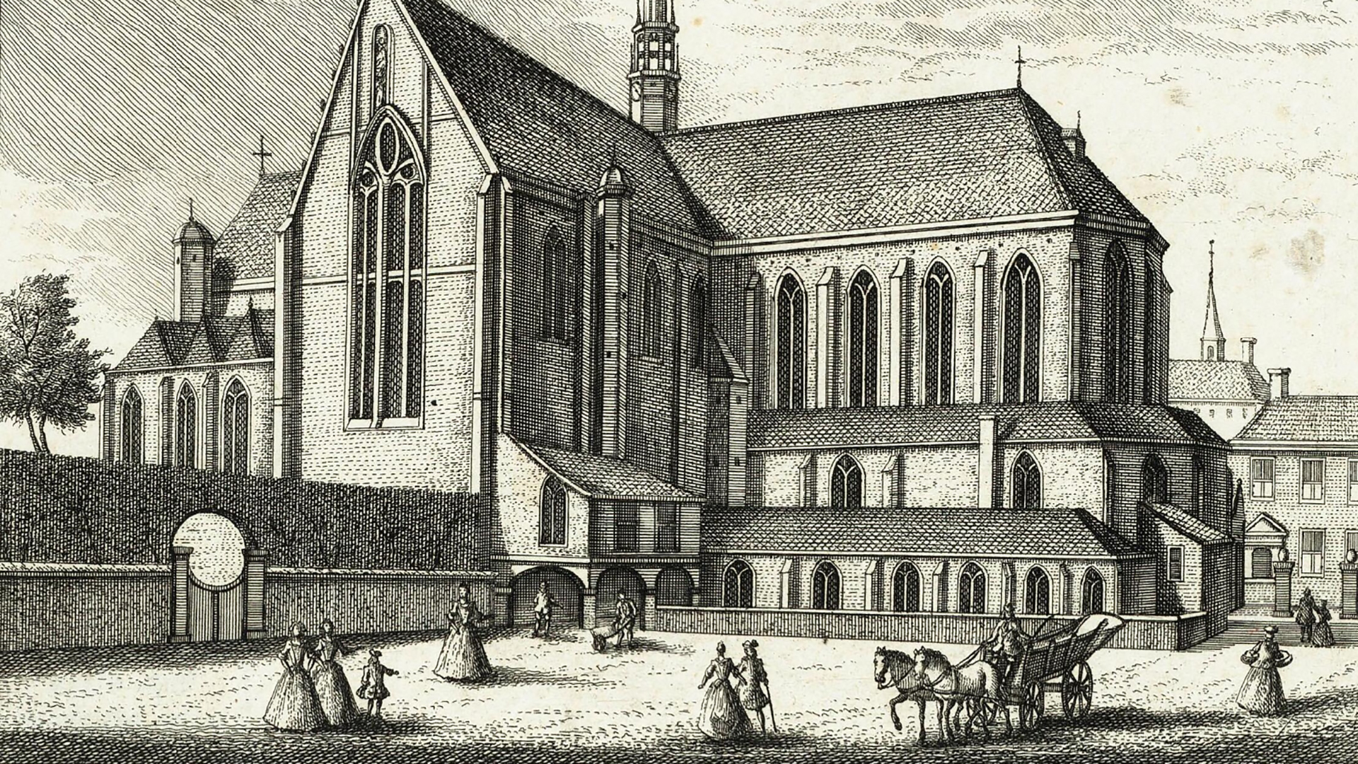 Muur bij kerkhof Grote Kerk keert terug