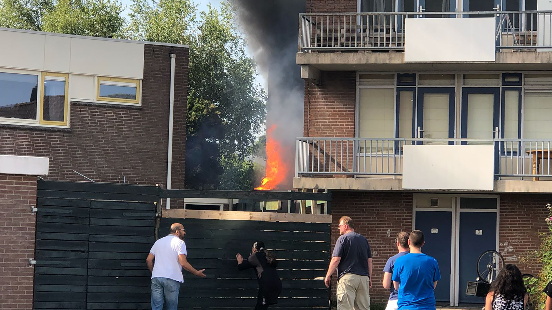 Brand in Heerhugowaard mogelijk veroorzaakt door kinderen