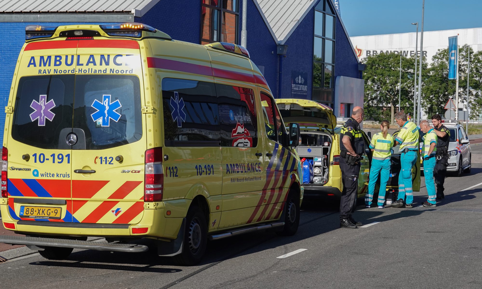 Fietsster naar ziekenhuis na éénzijdig ongeval