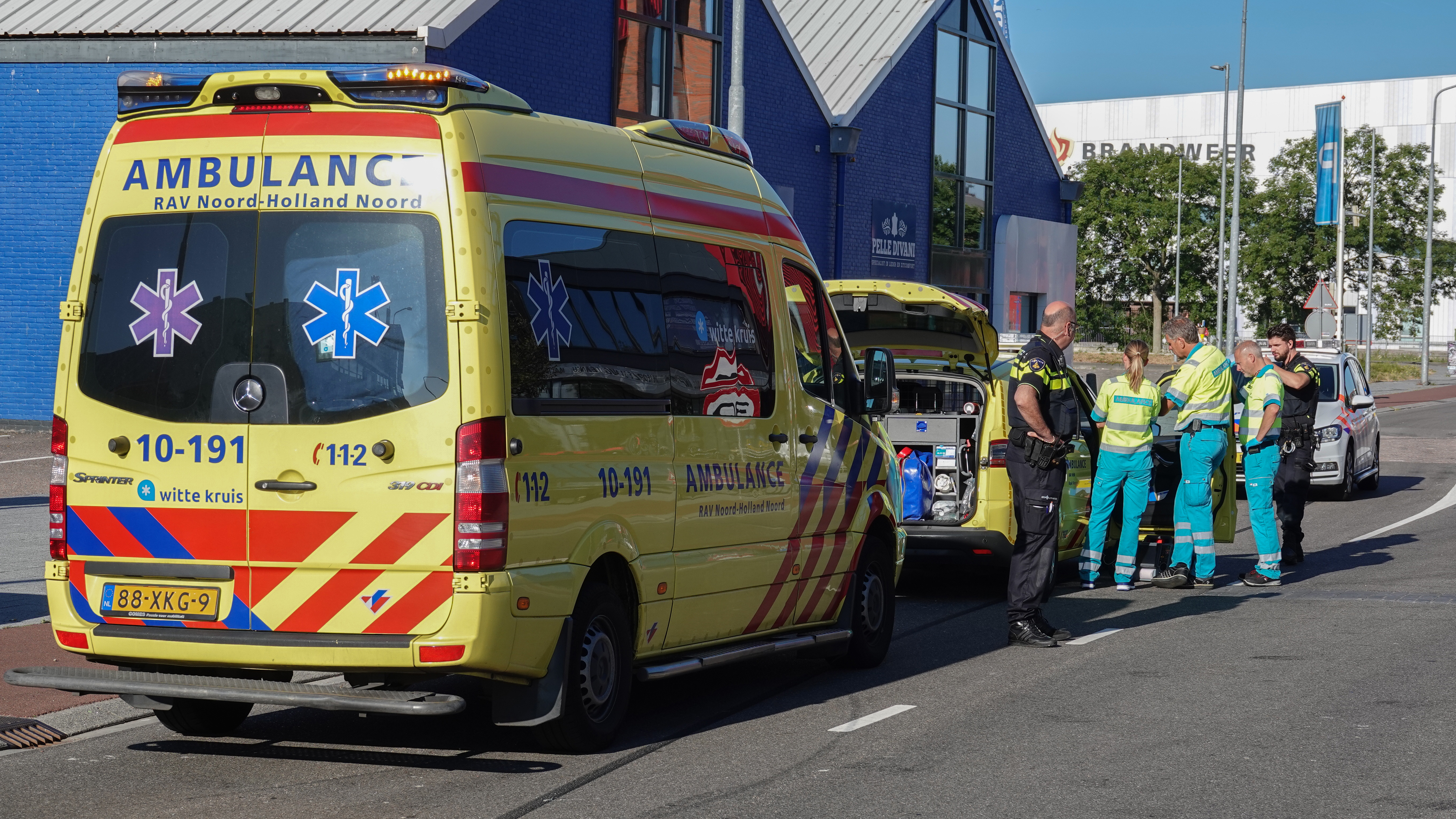 Fietsster naar ziekenhuis na éénzijdig ongeval