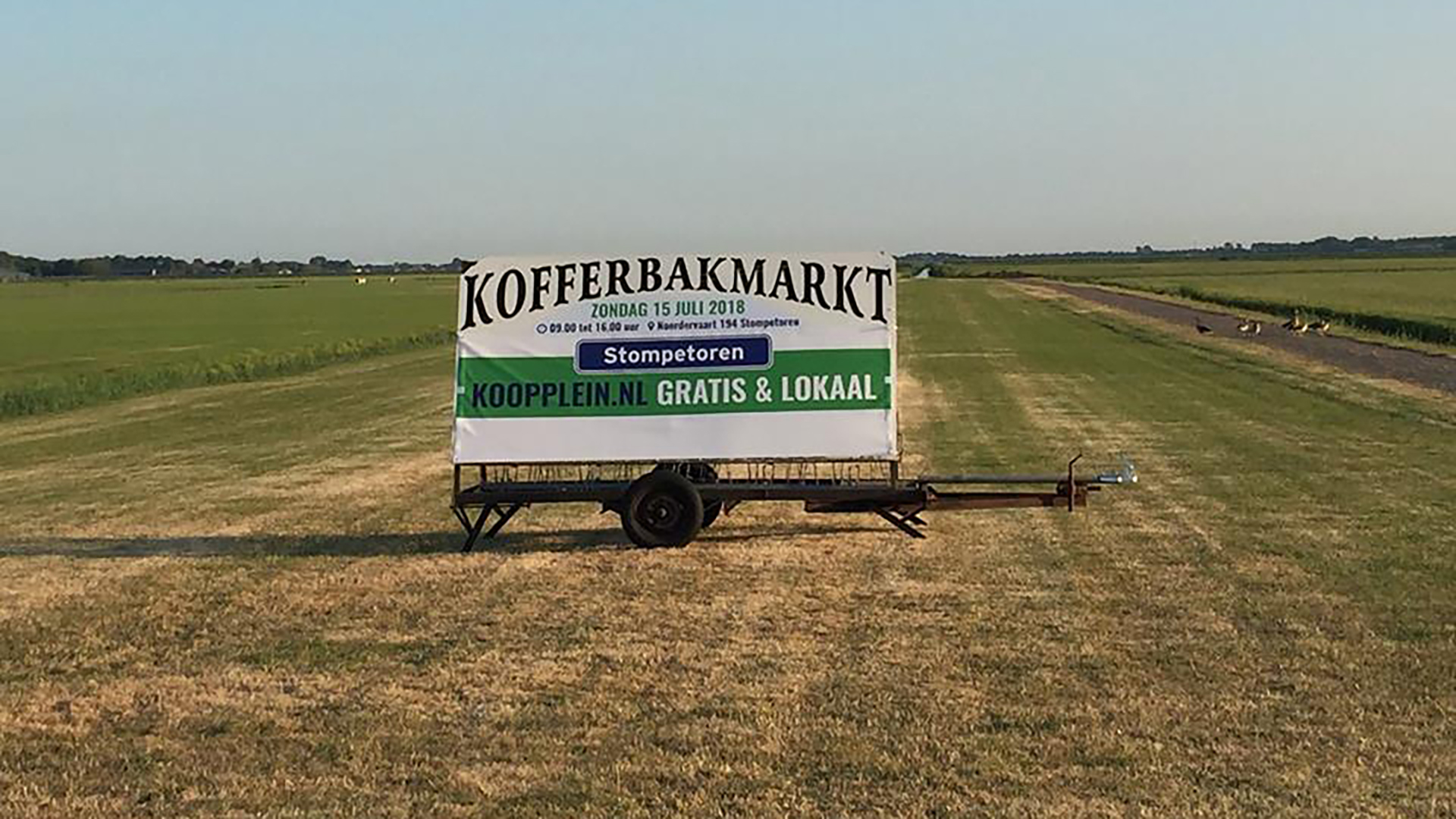 Koopplein brengt nieuw leven in Kofferbakmarkt Stompetoren