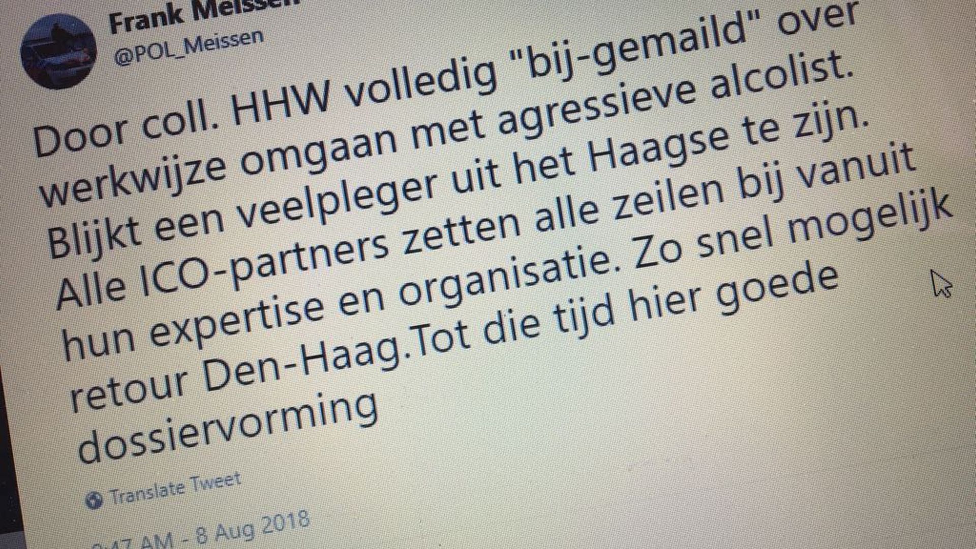 Agressieve alcoholist niet meer welkom in ziekenhuis