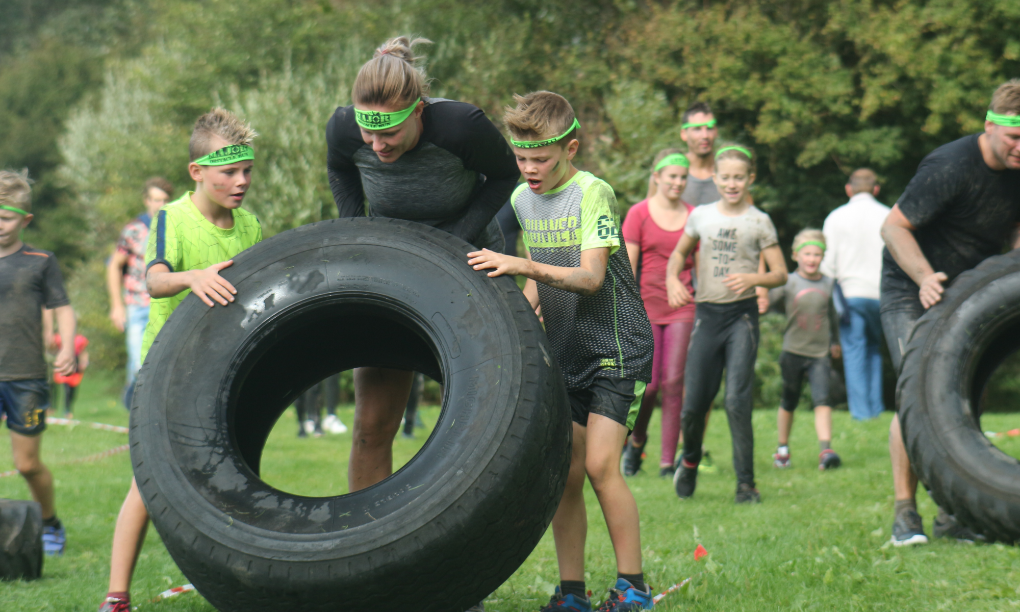 Genieten en afzien bij Family Obstaclerun 1