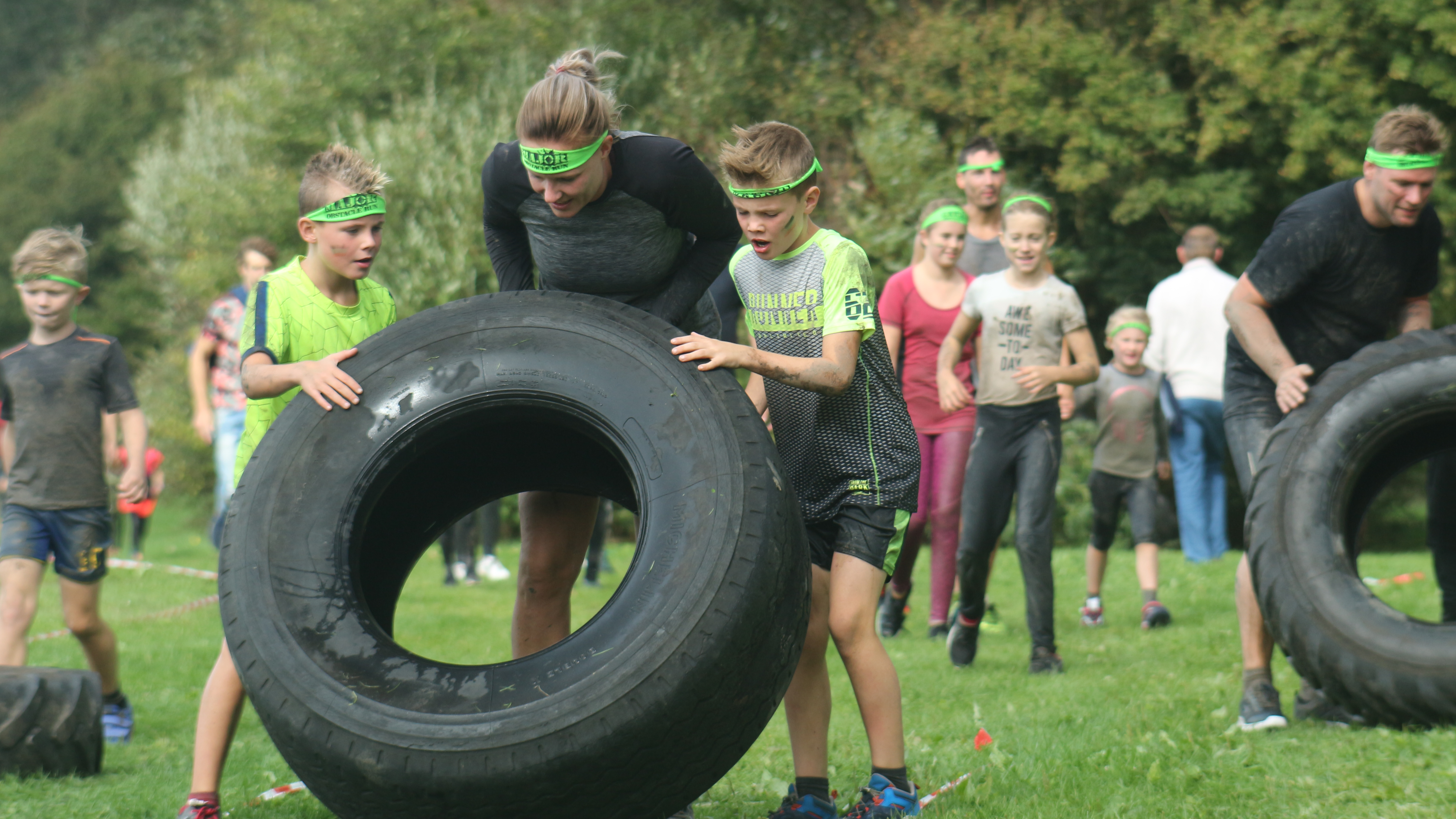 Genieten en afzien bij Family Obstaclerun 1