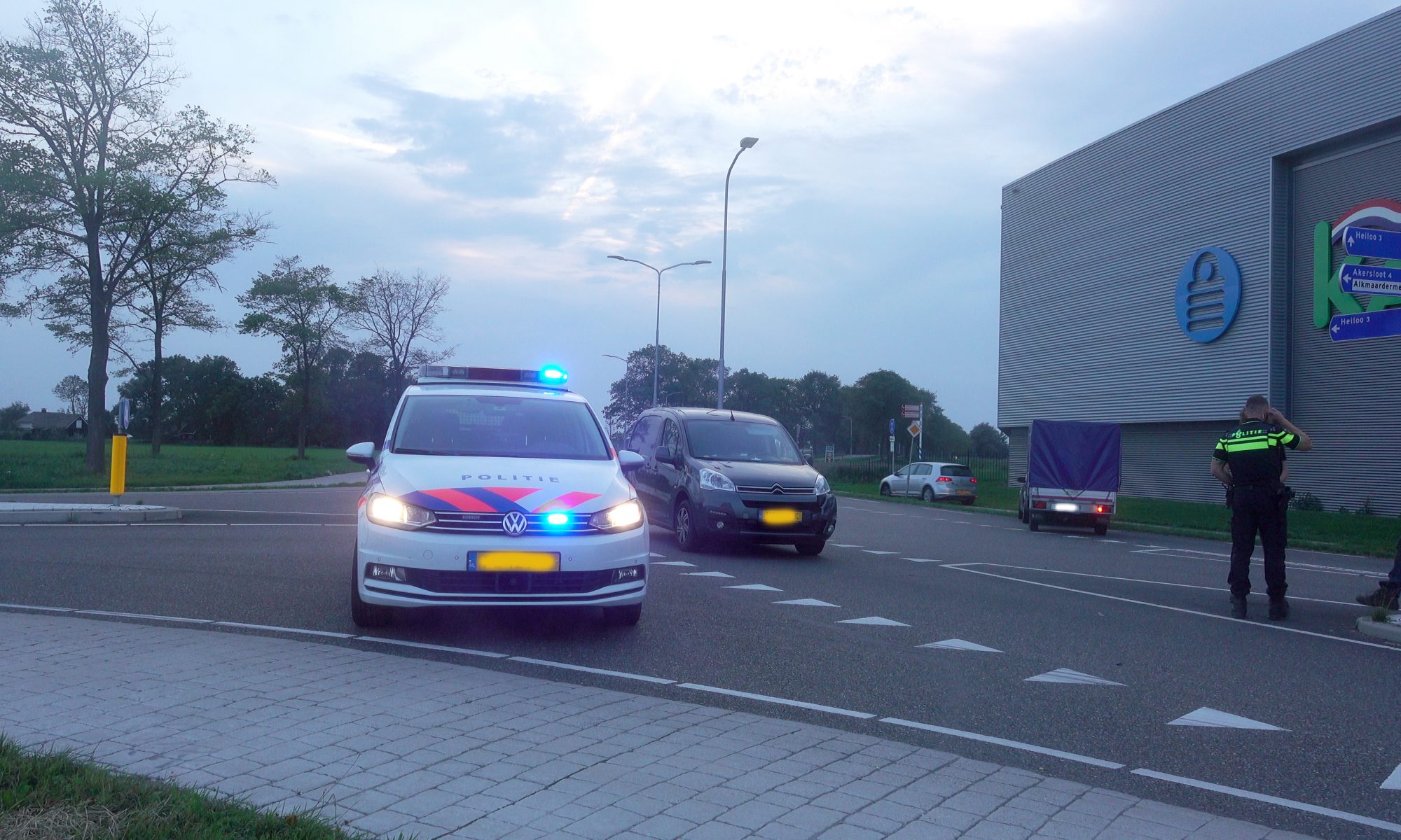 Inschattingsfout leidt tot botsing op Kanaalweg in Boekelermeer