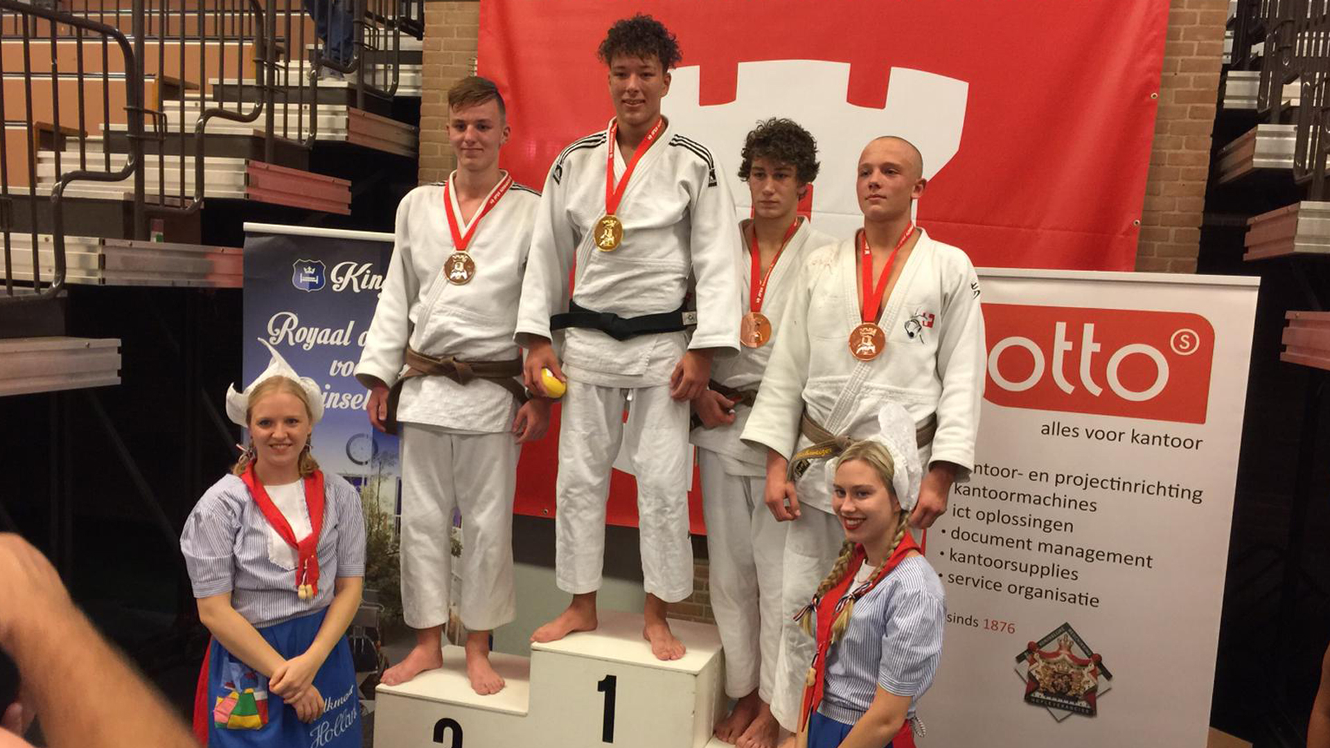 Alkmaarse judoka's in de prijzen tijdens internationale 'Open Alkmaarse'