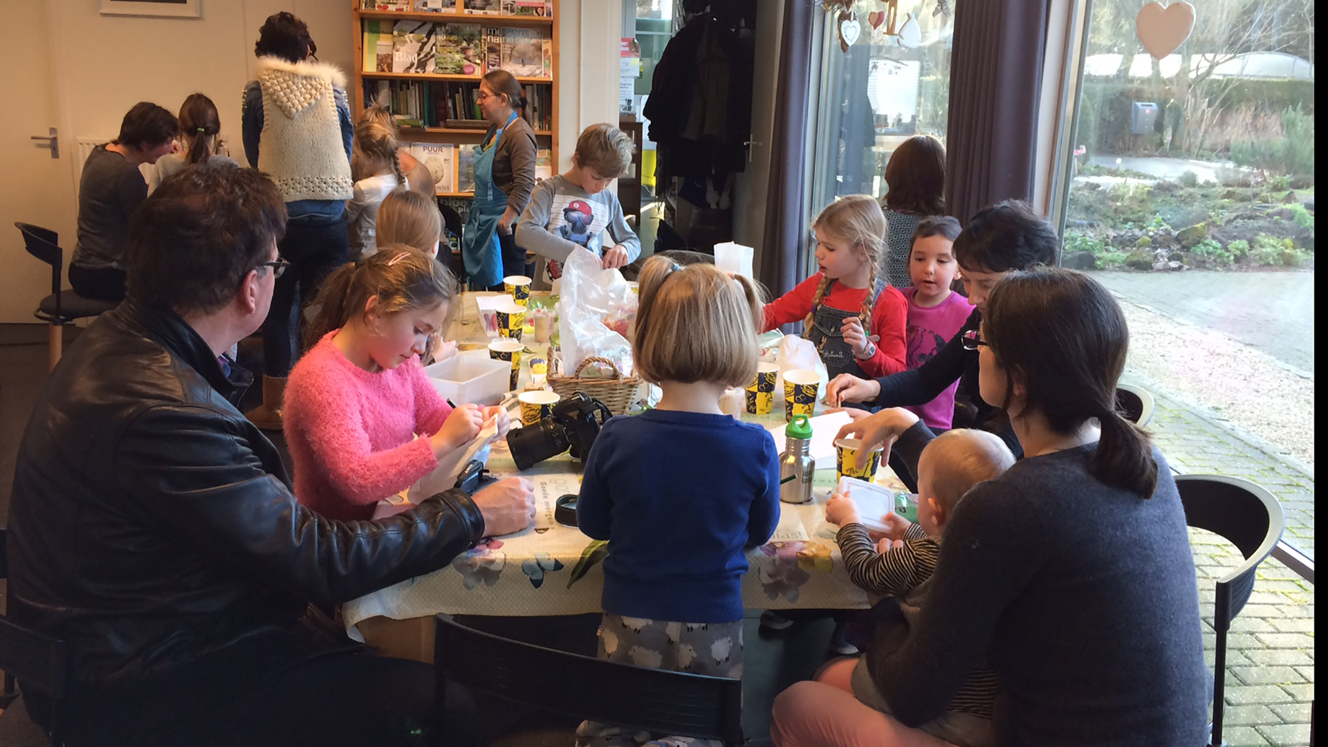 Kinderworkshop wol vilten bij Hortus Alkmaar