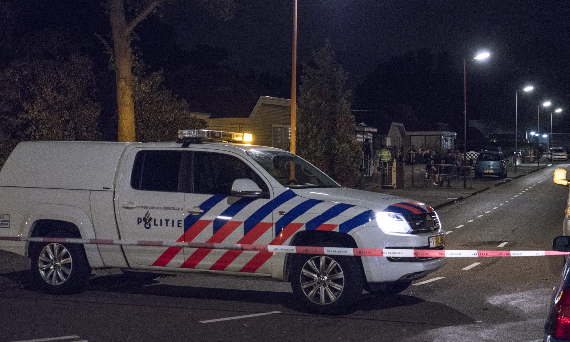 Woonwagen beschoten; verdachte aangehouden