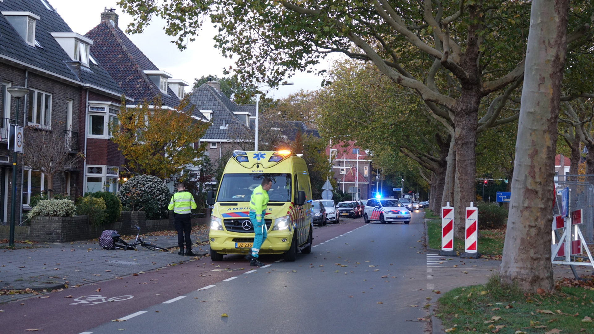 Fietser aangereden op Juliana van Stolberglaan