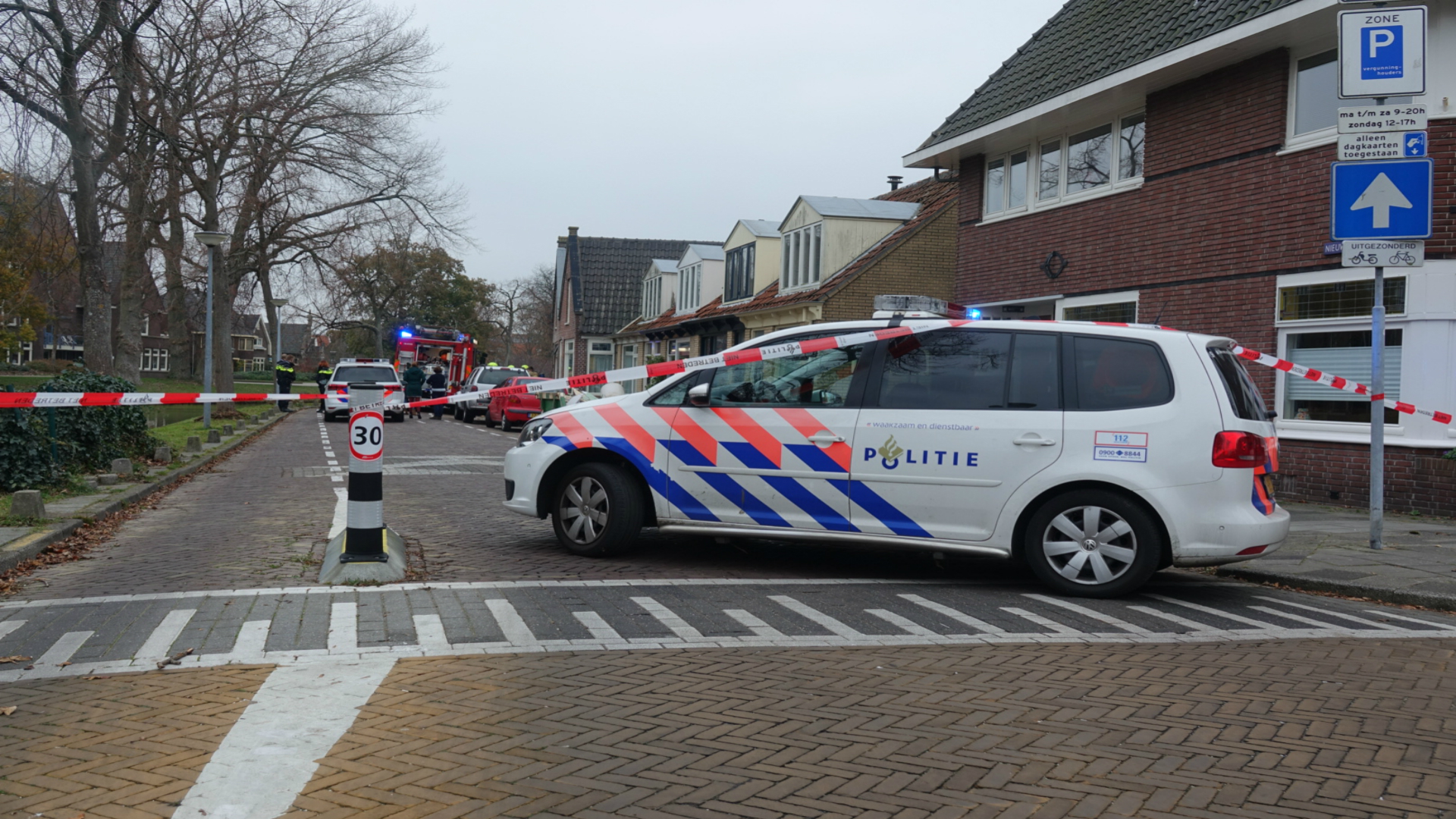 Schoorsteenbrand in woning aan Nieuwlandersingel Alkmaar