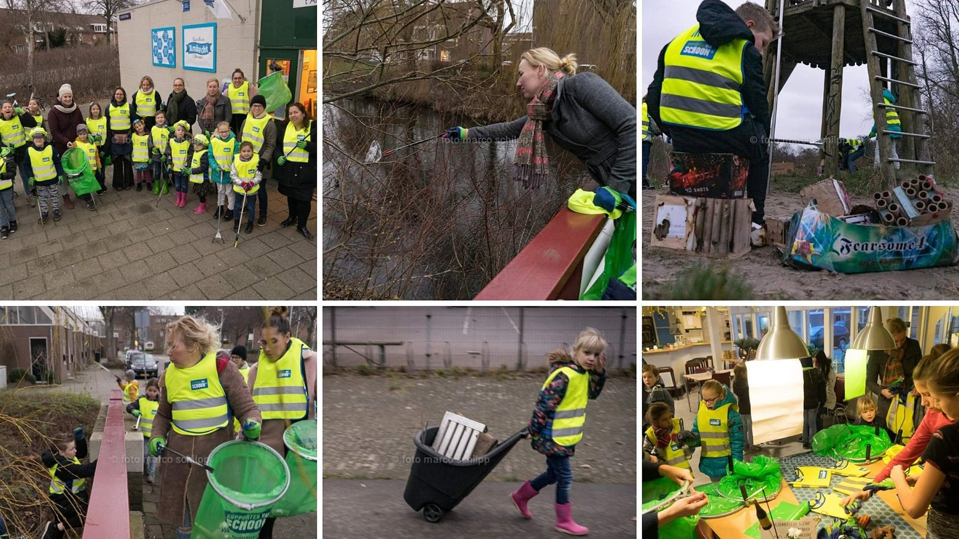 Plastic Politie in actie in Alkmaarse wijk 't Rak