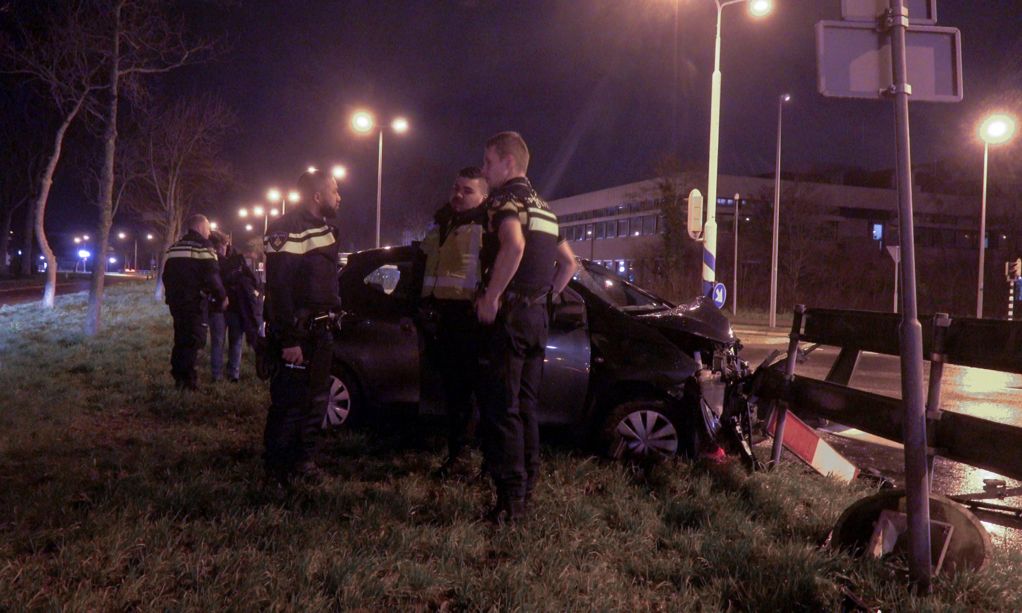 Twee gewonden bij éénzijdig ongeval Bergerweg Alkmaar