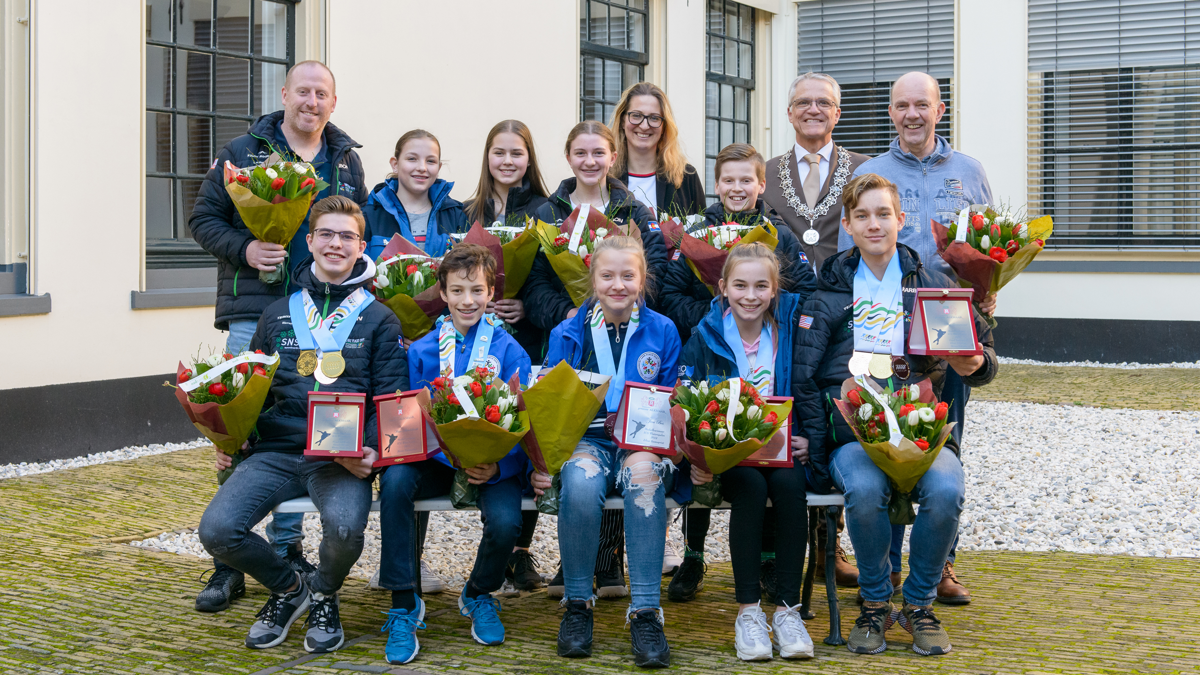 ICG-deelnemers gehuldigd door trotse wethouder sport