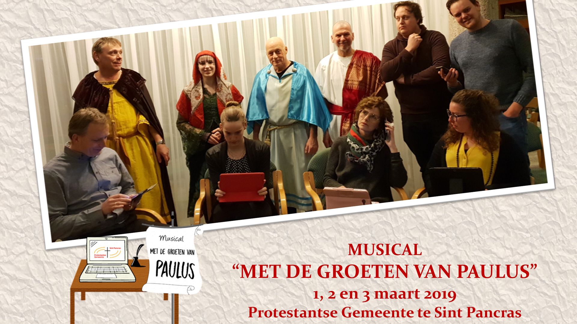 Musical “Met de Groeten van Paulus” in De Regenboog