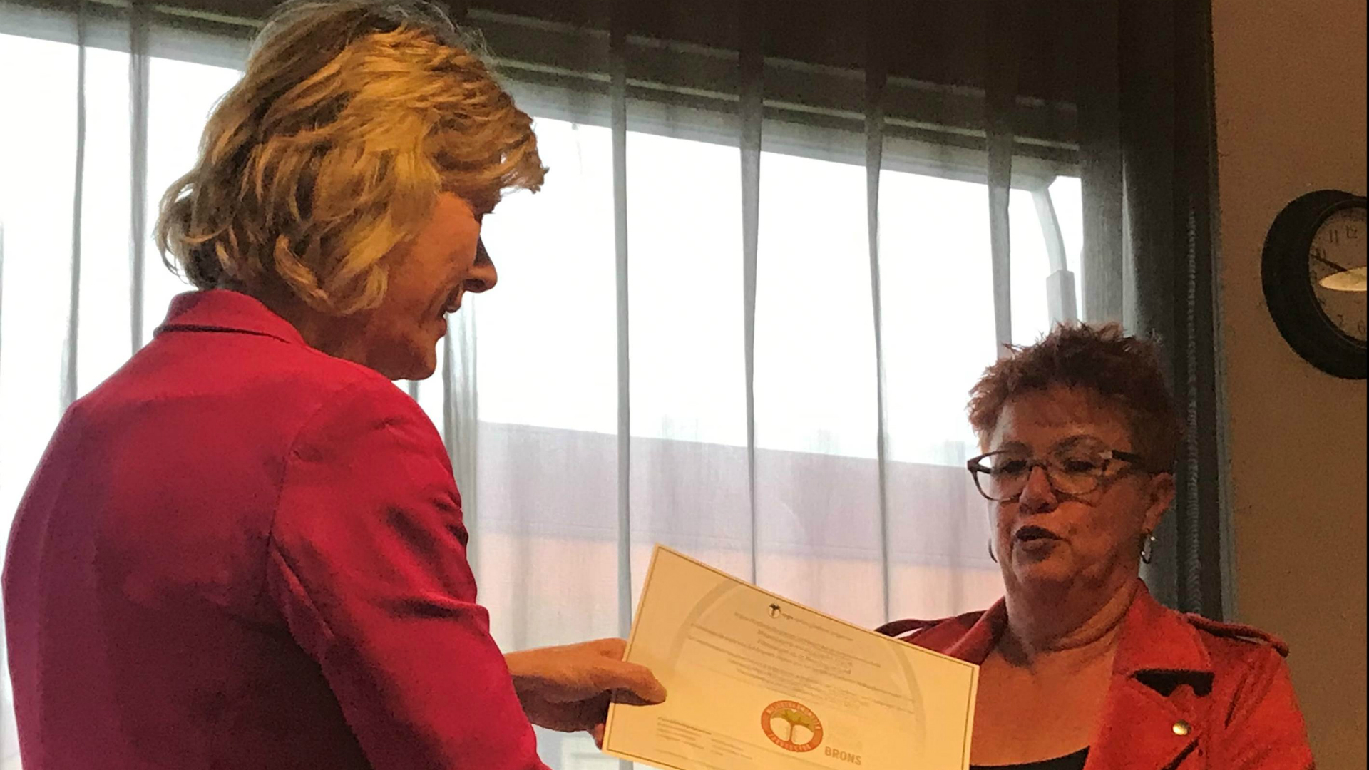 Bronzen certificaat voor verduurzaming Zuyder Waert